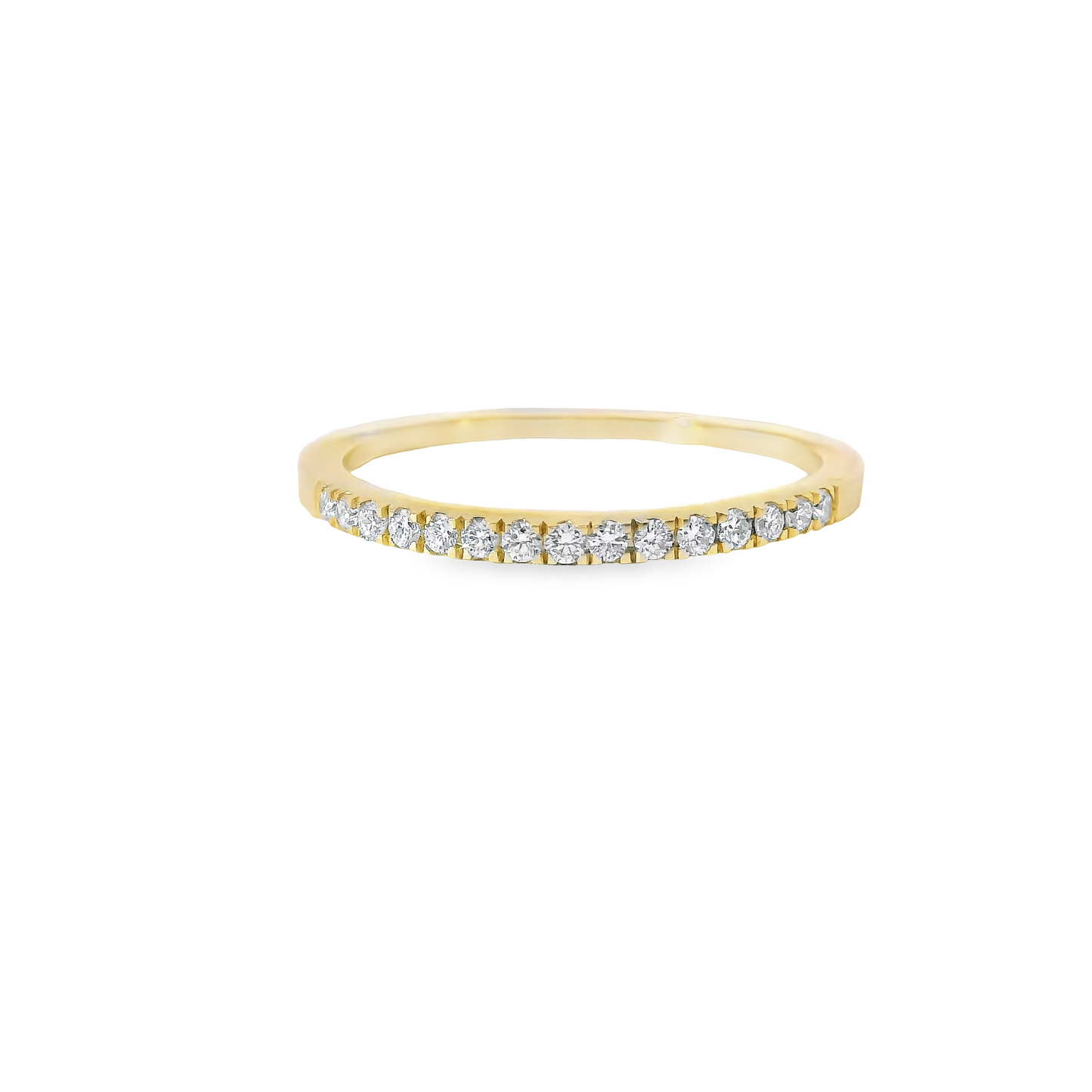 0.15ct Lab-Grown Diamond Wedding Band in 14K Gold