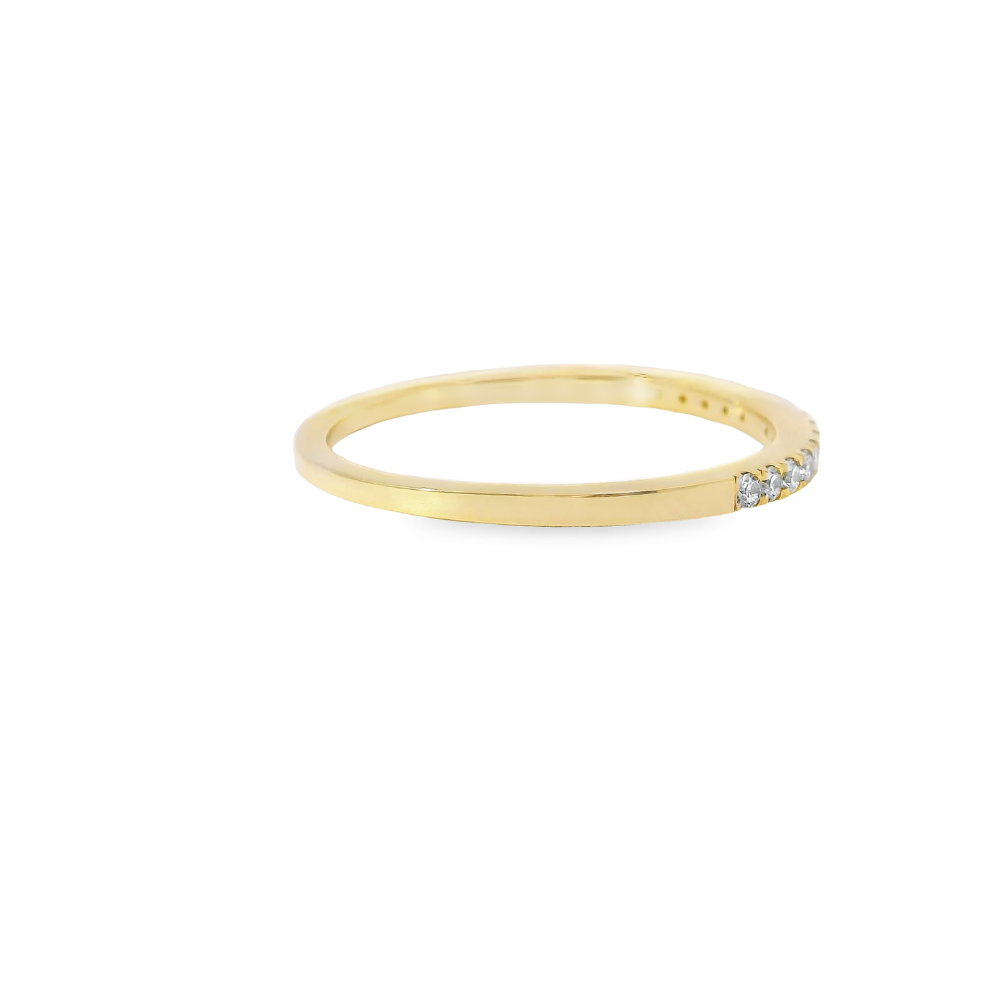 0.15ct Lab-Grown Diamond Wedding Band in 14K Gold