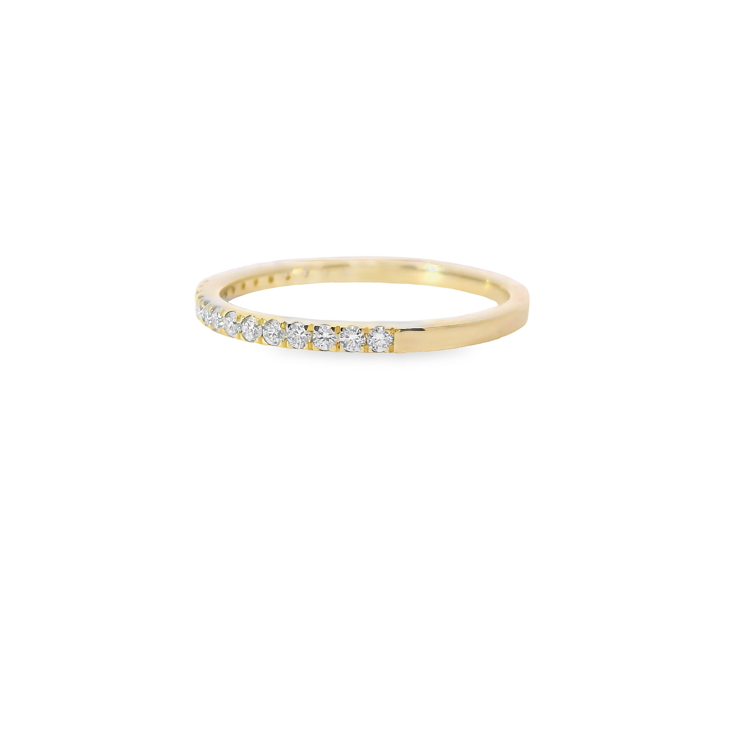 0.25ct Lab-Grown Polished Diamond Wedding Band in 14K Gold
