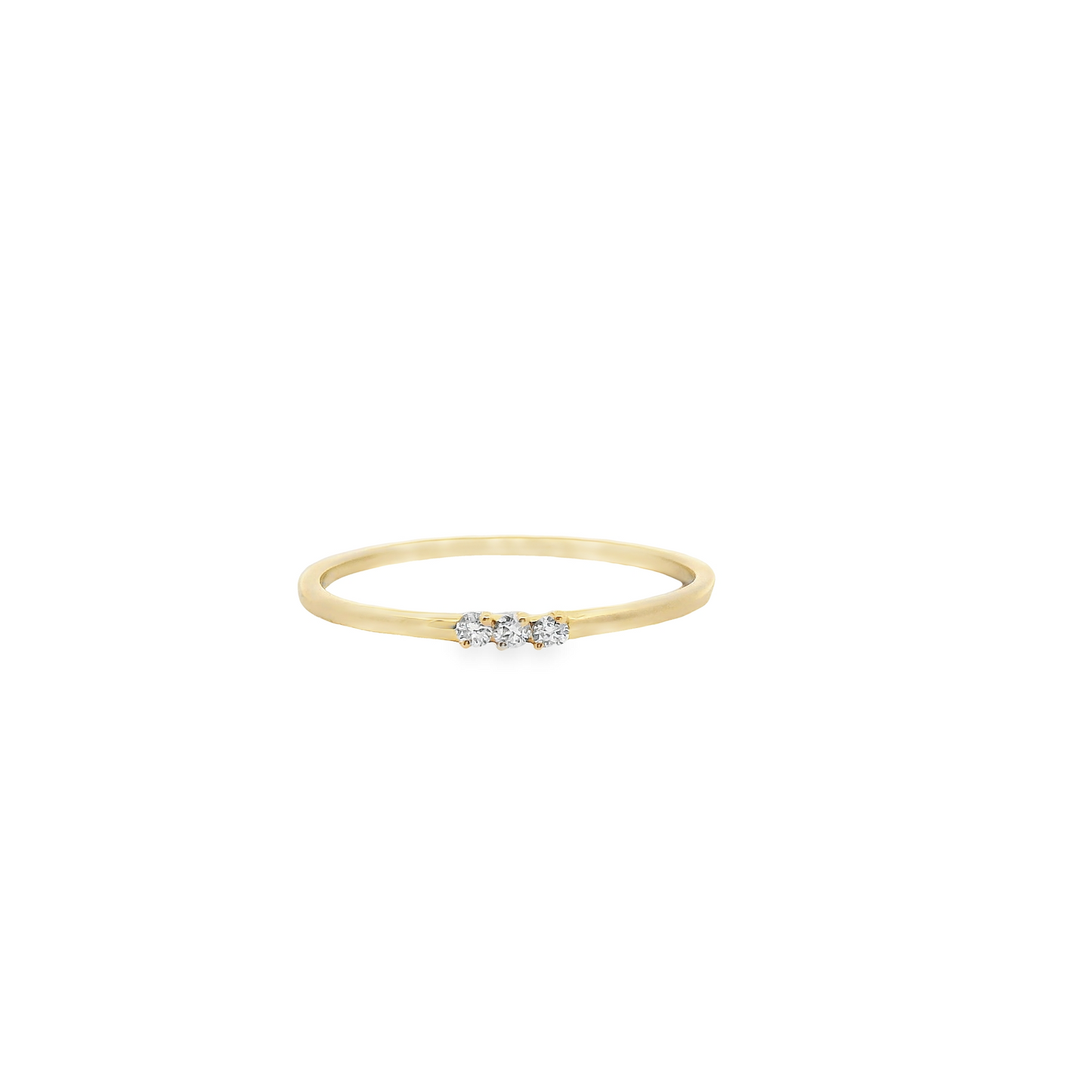 0.05ct Lab-Grown Diamond Ring in 14K Gold