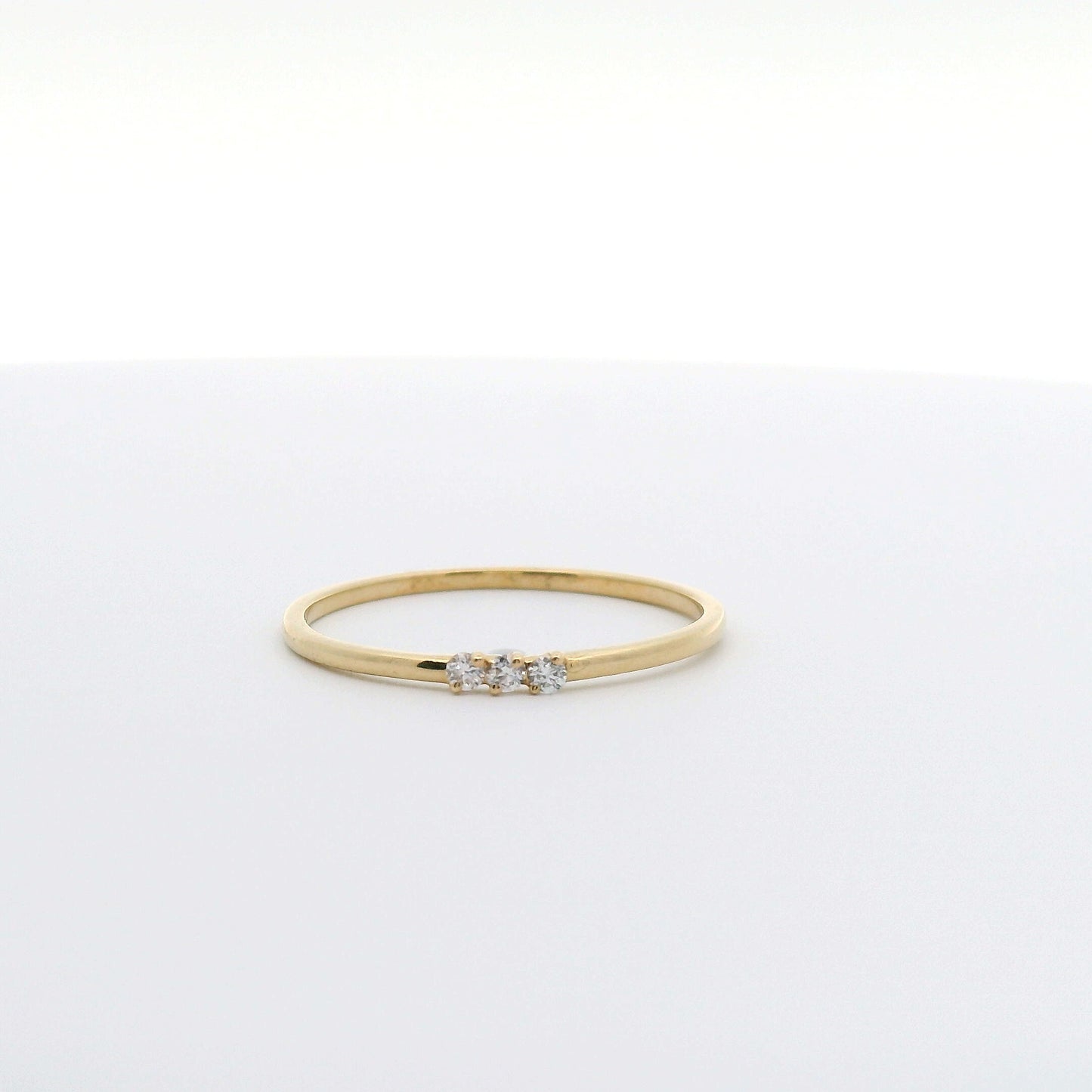 0.05ct Lab-Grown Diamond Ring in 14K Gold
