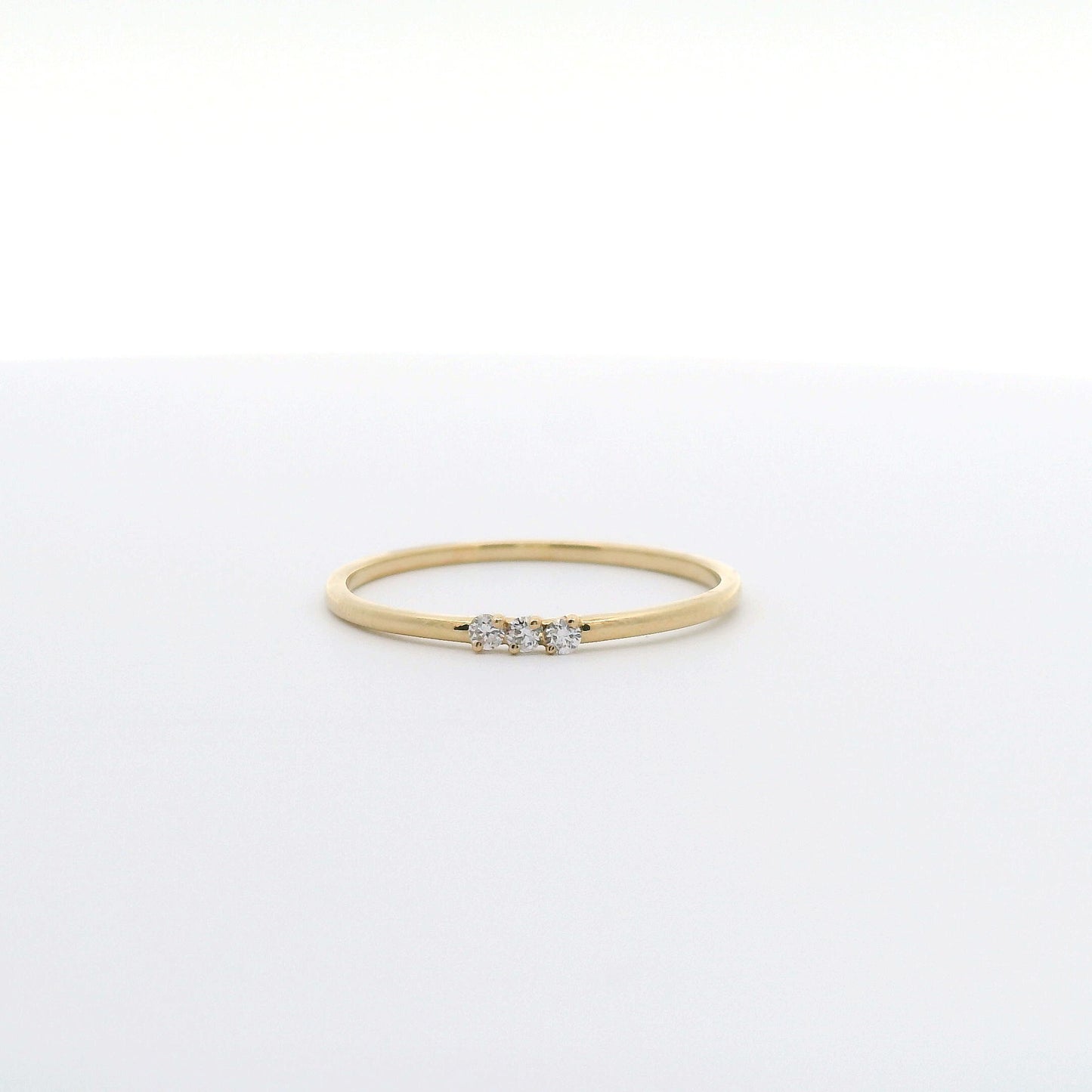 0.05ct Lab-Grown Diamond Ring in 14K Gold