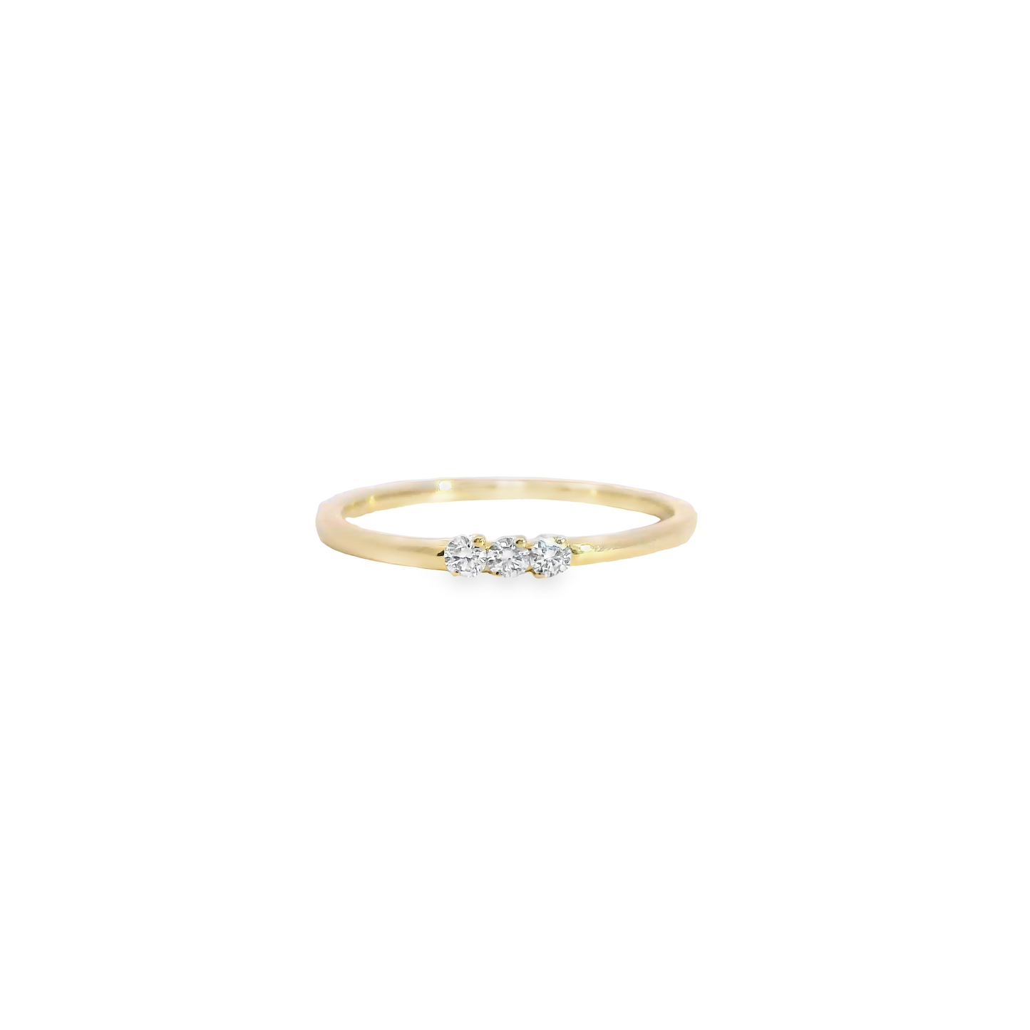 0.10ct Lab-Grown Diamond Ring in 14K Gold