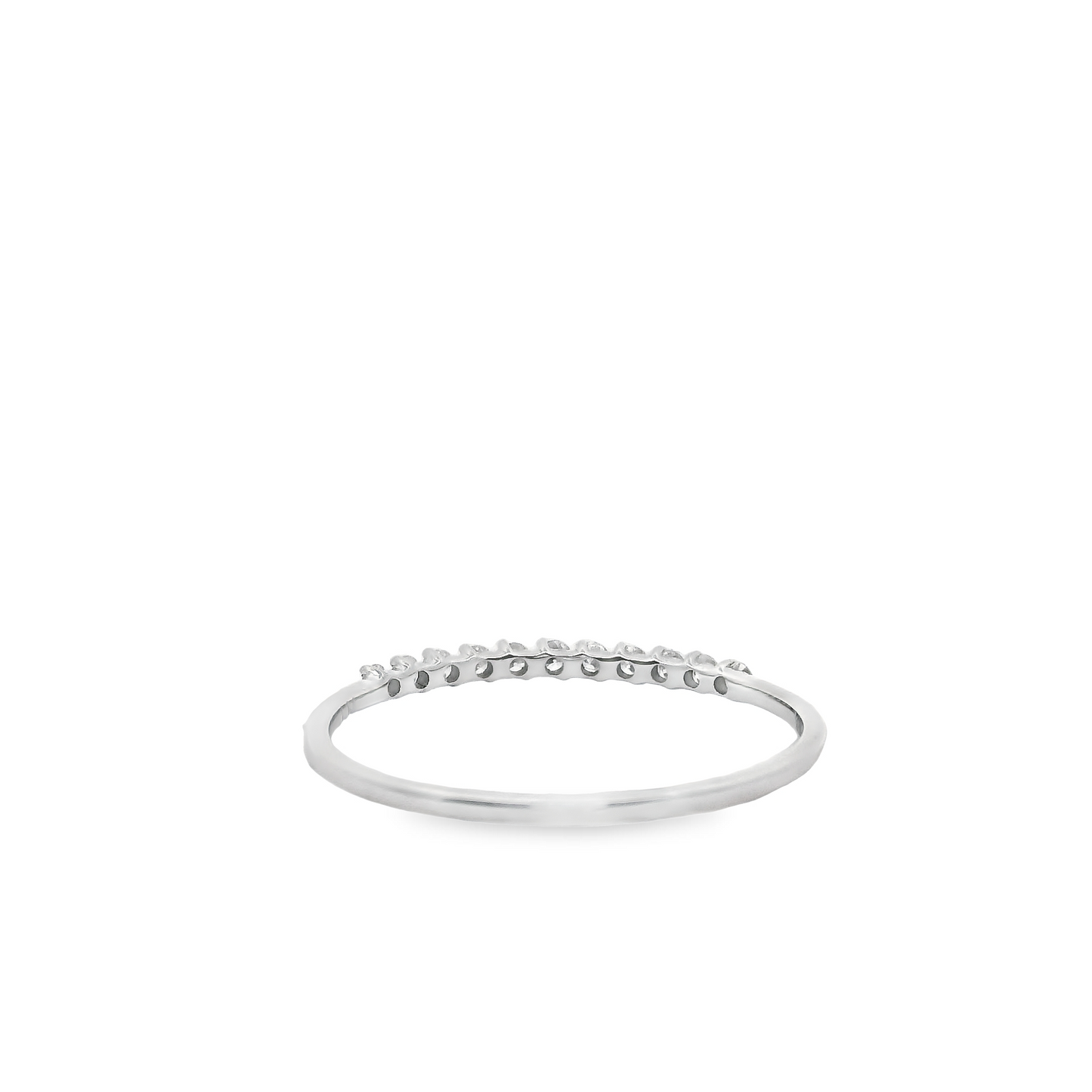 0.15ct Lab-Grown Diamond Anniversary Band in 14K White Gold