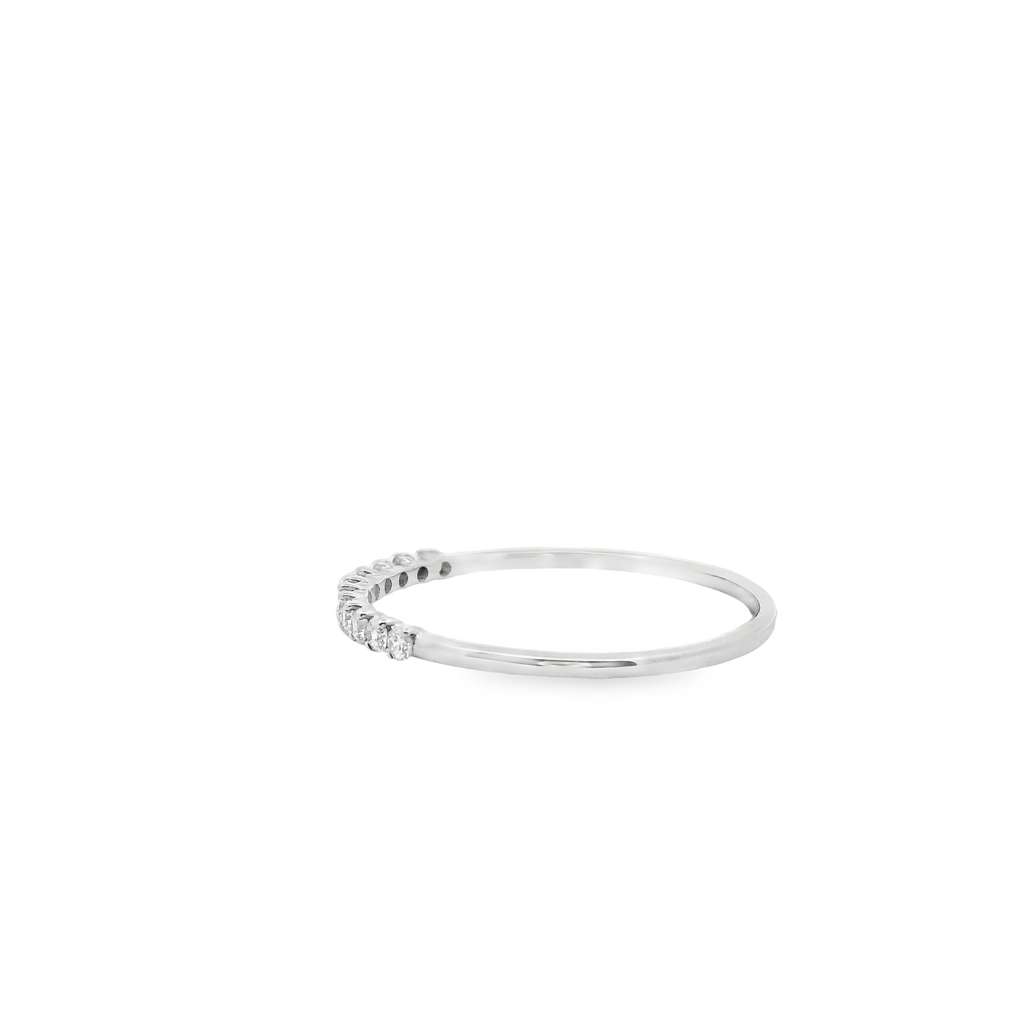 0.15ct Lab-Grown Diamond Anniversary Band in 14K White Gold