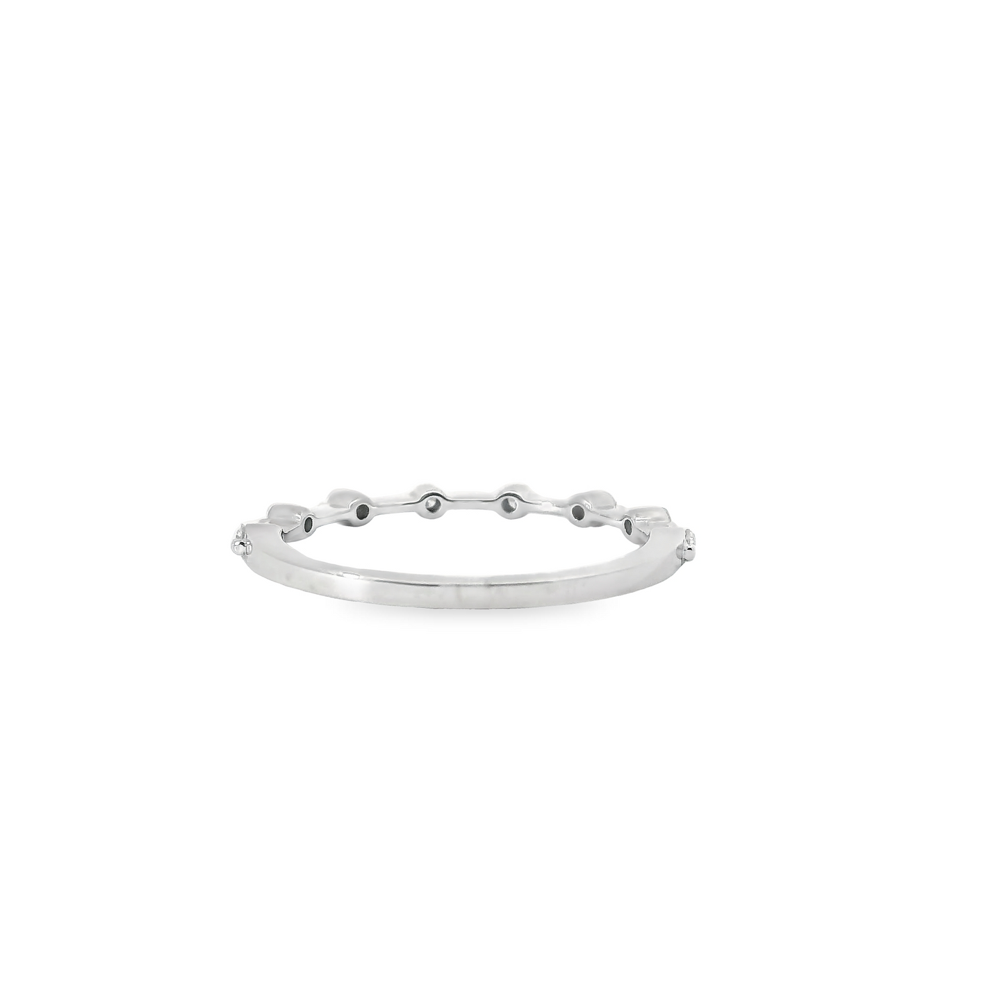 0.15ct Lab-Grown Round-Cut Diamond Wedding Band in 14K Gold