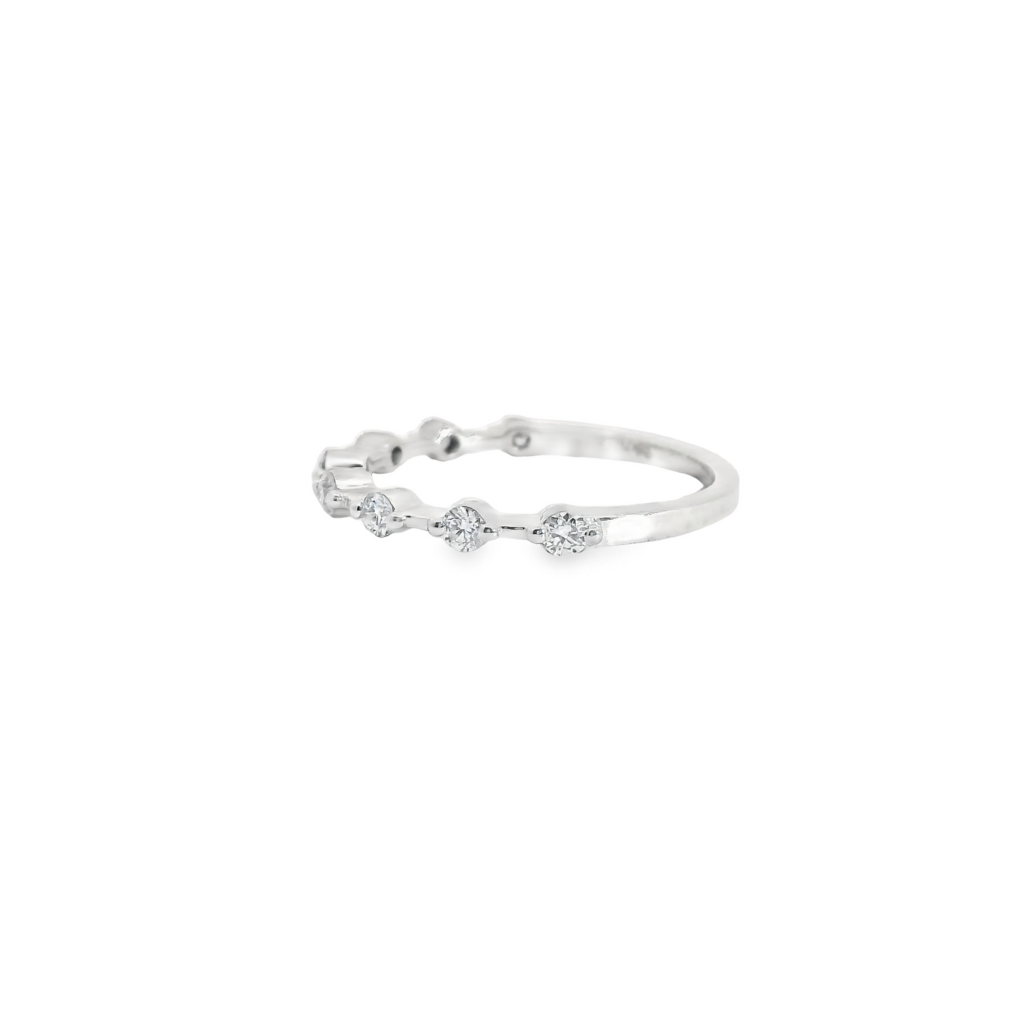 0.33ct Lab-Grown Round-Cut Diamond Wedding Band in 14K Gold