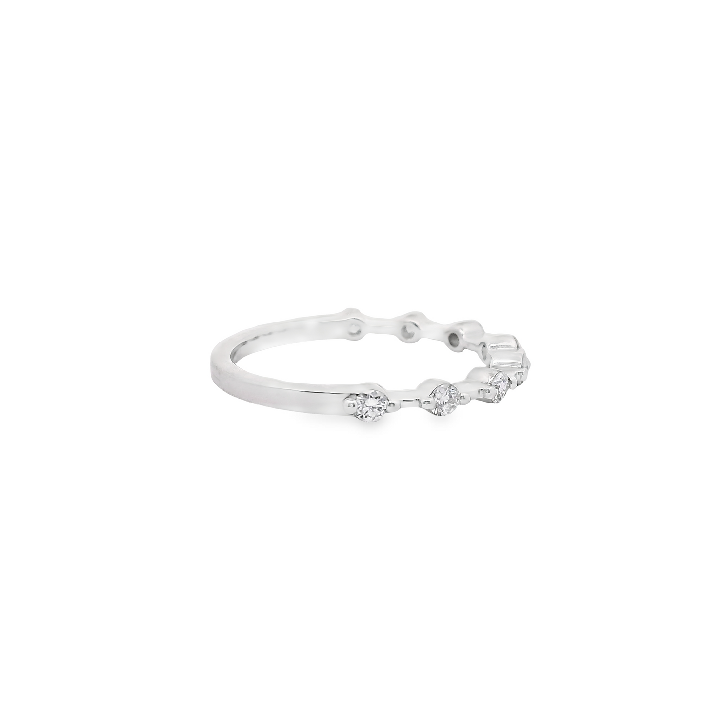 0.33ct Lab-Grown Round-Cut Diamond Wedding Band in 14K Gold