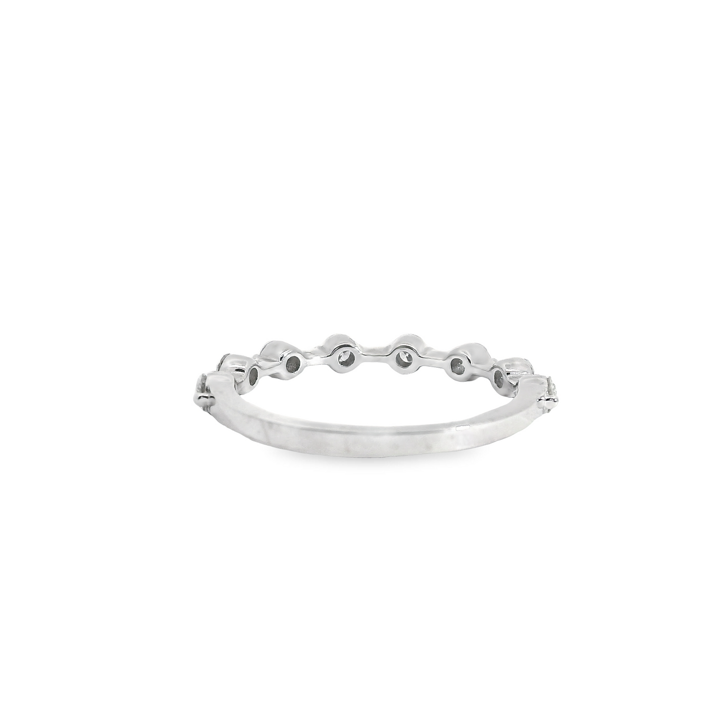 0.50ct Lab-Grown Polished Round-Cut Diamond Wedding Band in 14K Gold