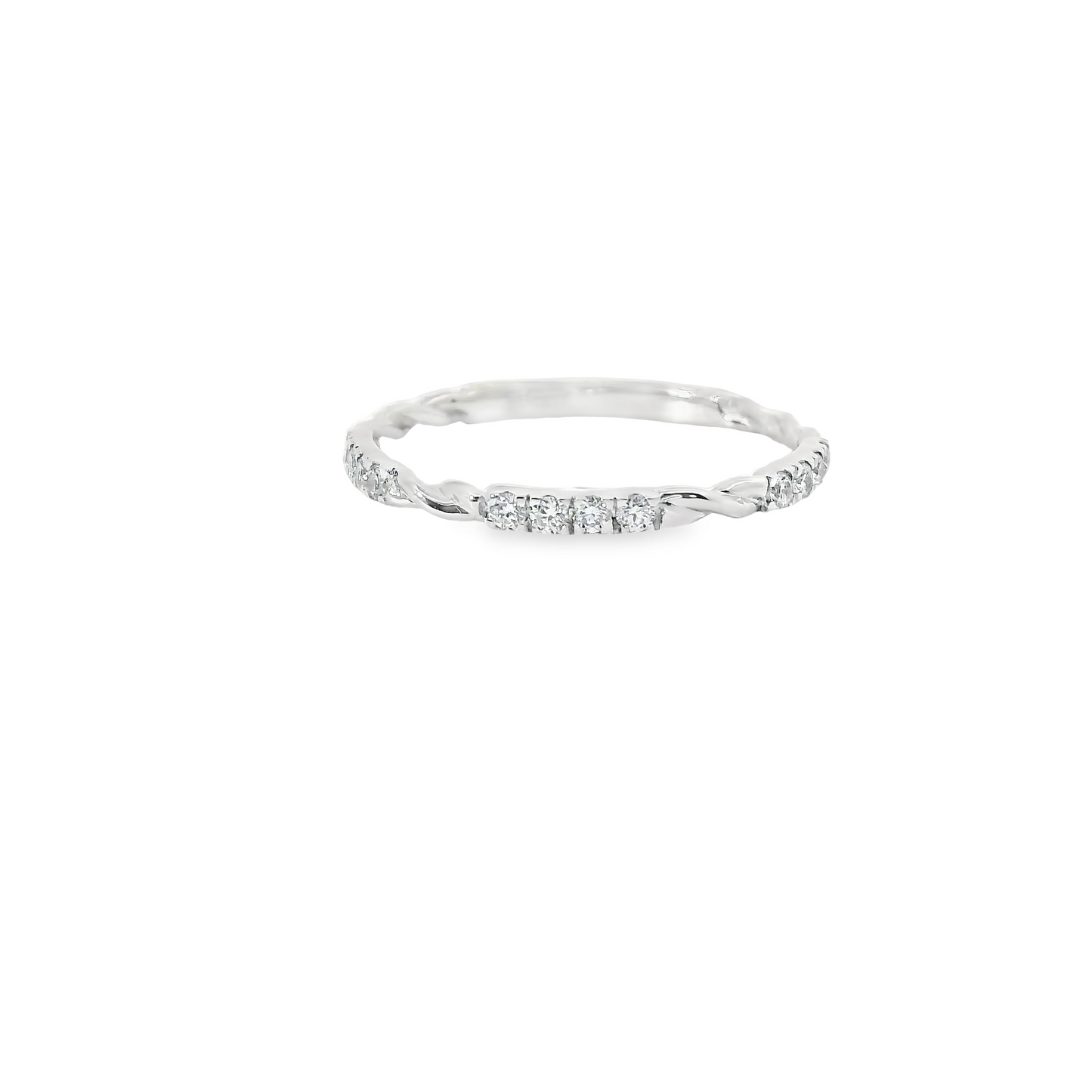 0.15ct Lab-Grown Diamond Wedding Band in 14K Gold