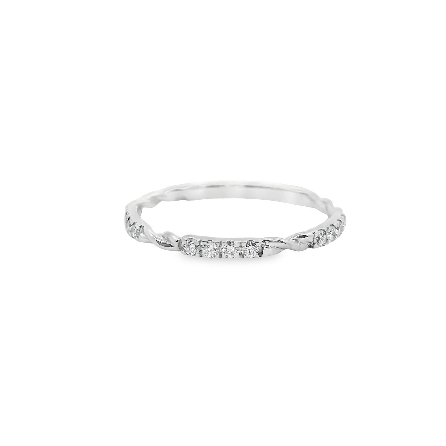 0.15ct Lab-Grown Diamond Wedding Band in 14K Gold