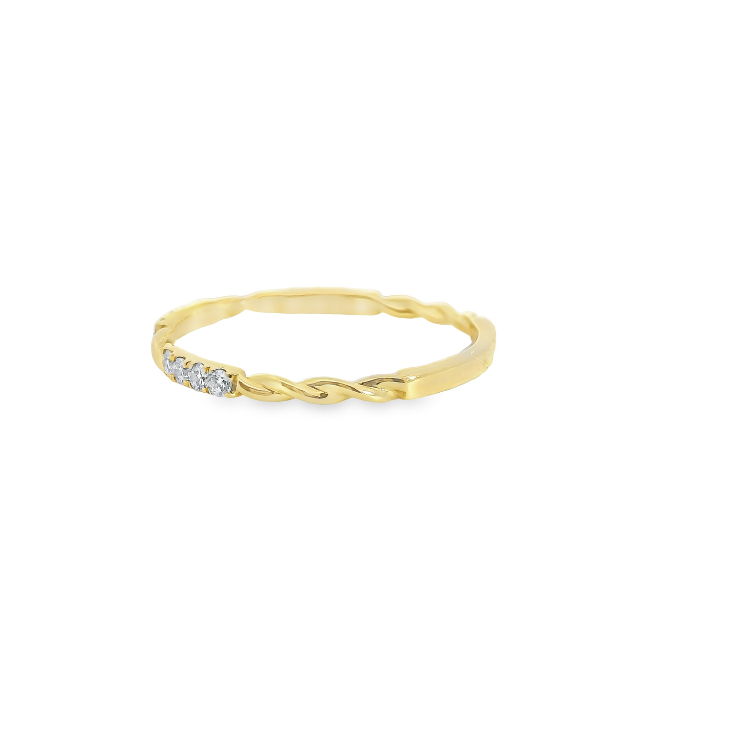 0.15ct Lab-Grown Diamond Wedding Band in 14K Gold