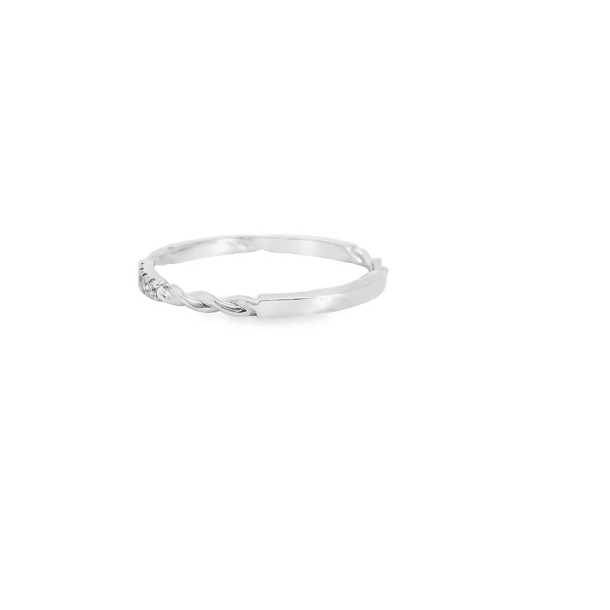 0.15ct Lab-Grown Diamond Wedding Band in 14K Gold