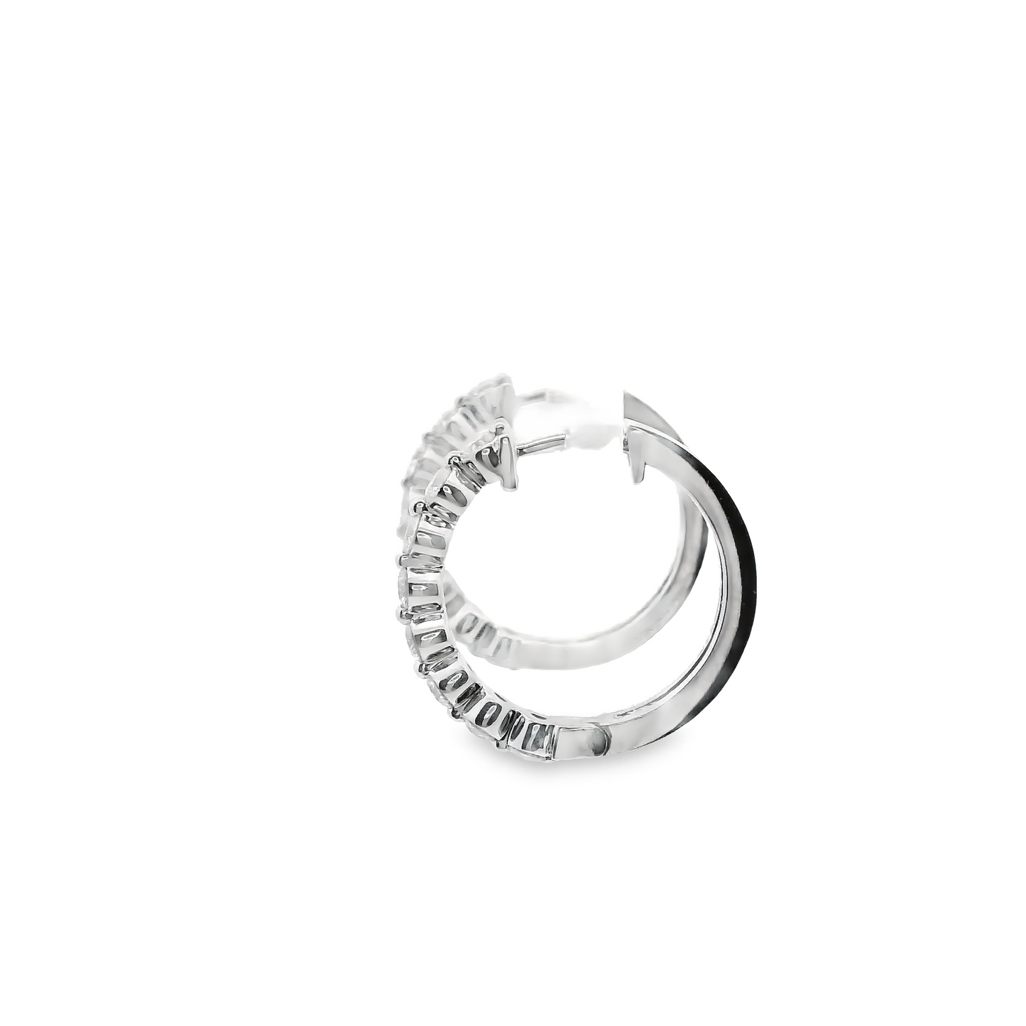 0.50ct Lab-Grown Diamond Hoop Earrings in 14K Gold