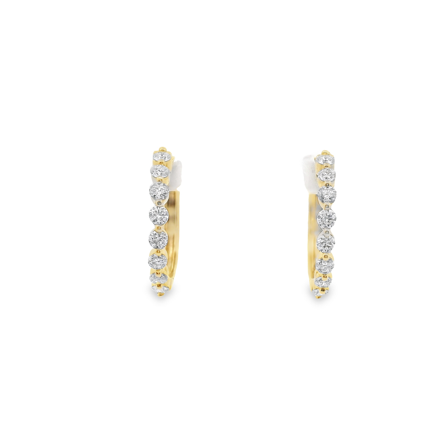 0.50ct Lab-Grown Diamond Hoop Earrings in 14K Gold