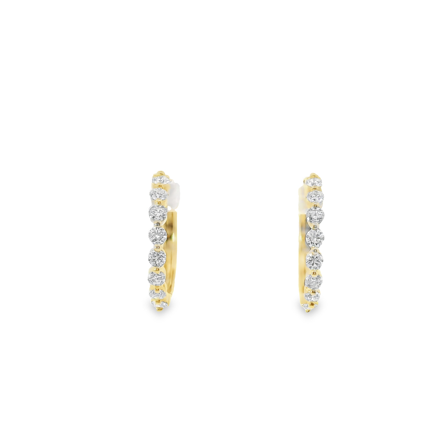 0.50ct Lab-Grown Diamond Hoop Earrings in 14K Gold