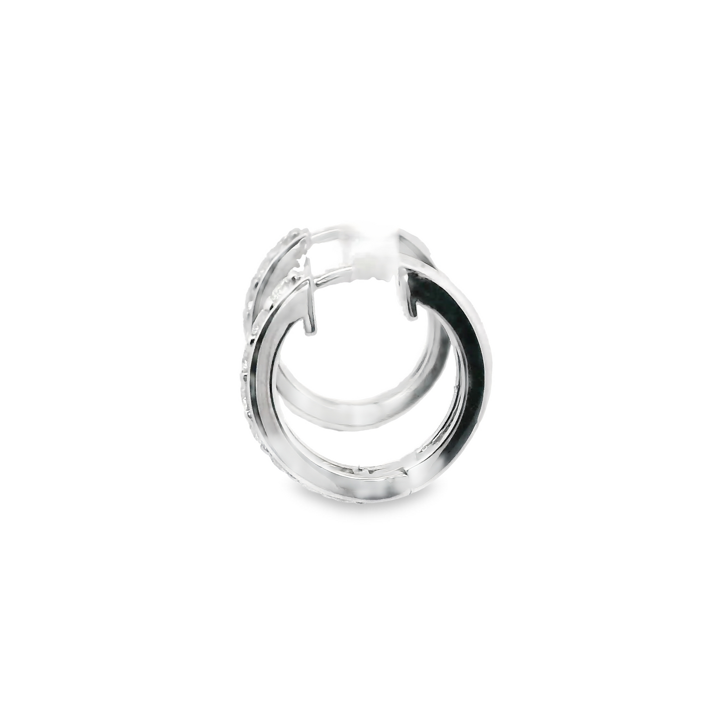0.50ct Lab-Grown Diamond Hoop Earrings in 14K Gold