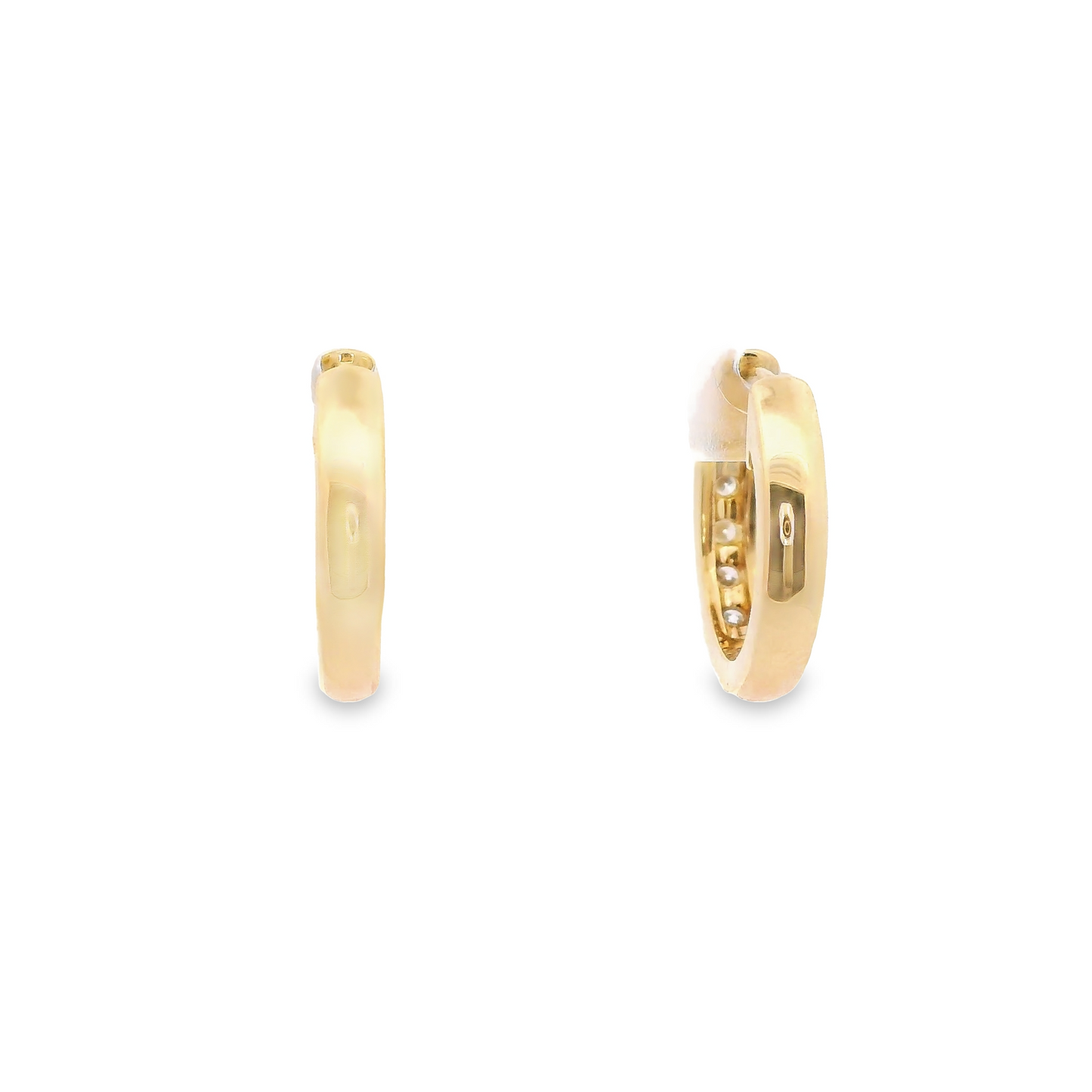 0.50ct Lab-Grown Diamond Hoop Earrings in 14K Gold