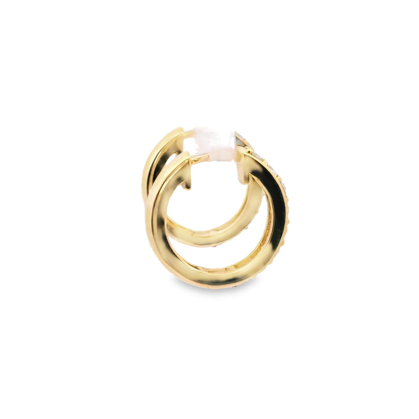 0.50ct Lab-Grown Diamond Hoop Earrings in 14K Gold