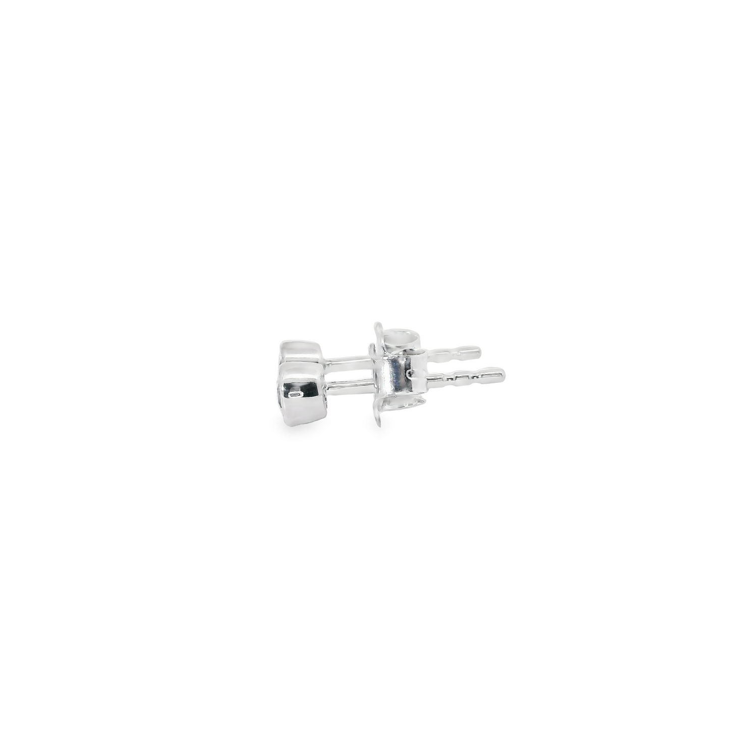 0.25ct Lab-Grown Round-Cut Diamond Stud Earrings in 14K Gold