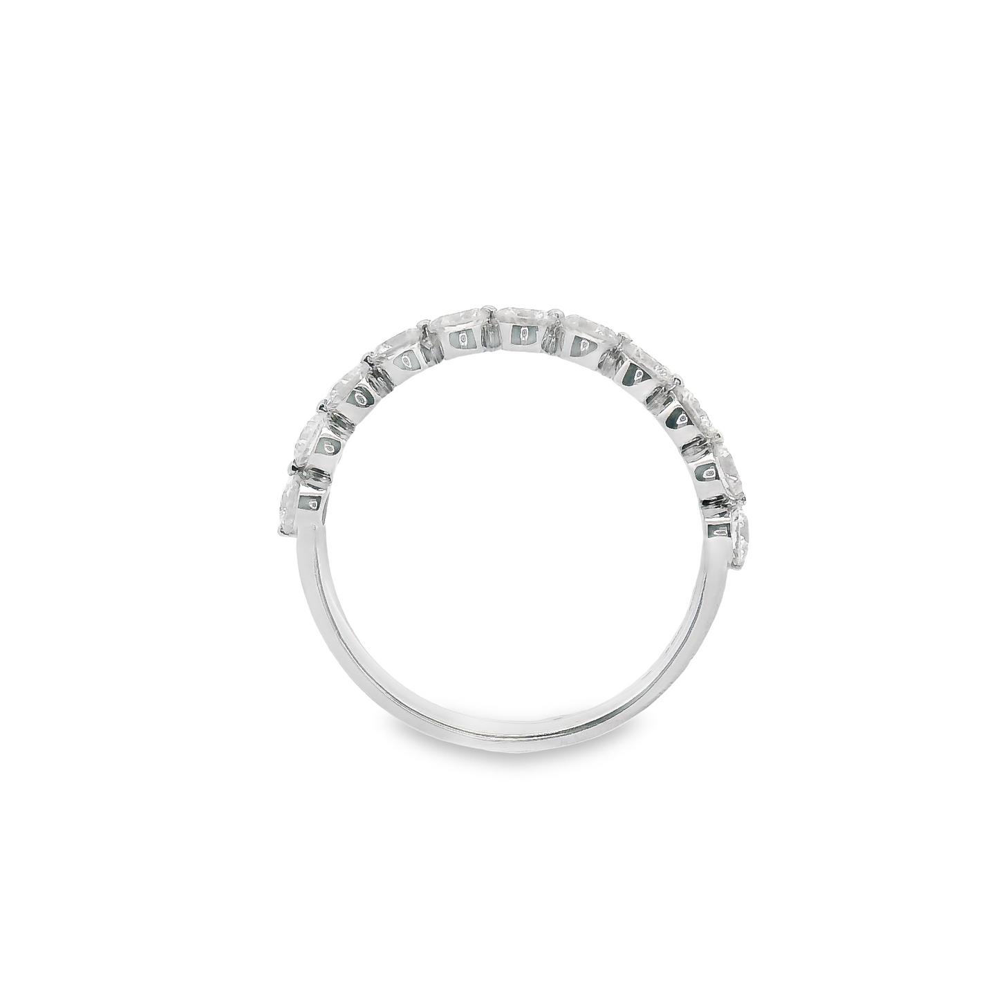 1.00ct Lab-Grown Round-Cut Diamond Ring in 14K Gold