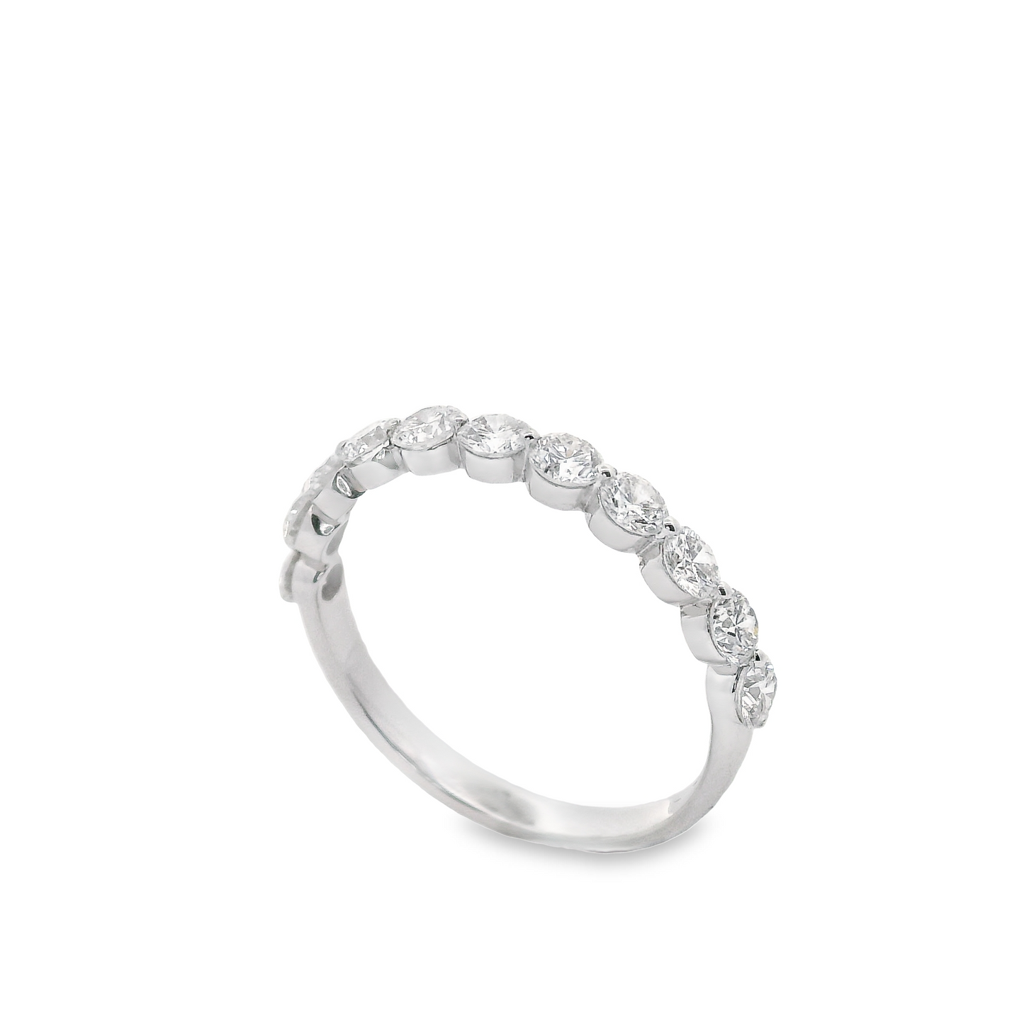 1.00ct Lab-Grown Round-Cut Diamond Ring in 14K Gold
