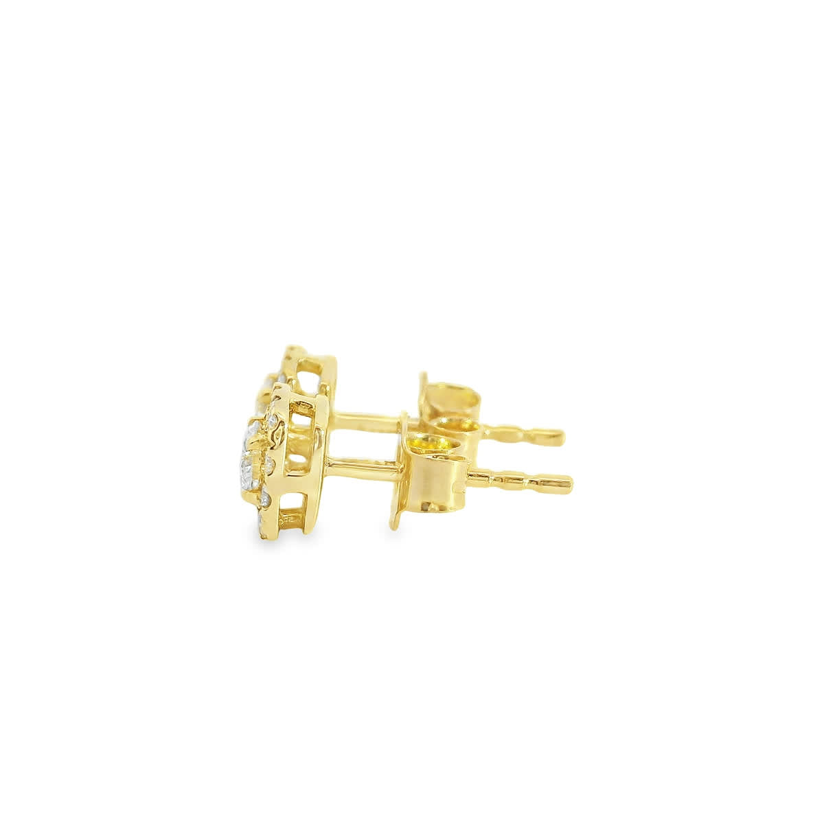 14K Yellow Gold Round-cut Diamonds 0.50 Carat