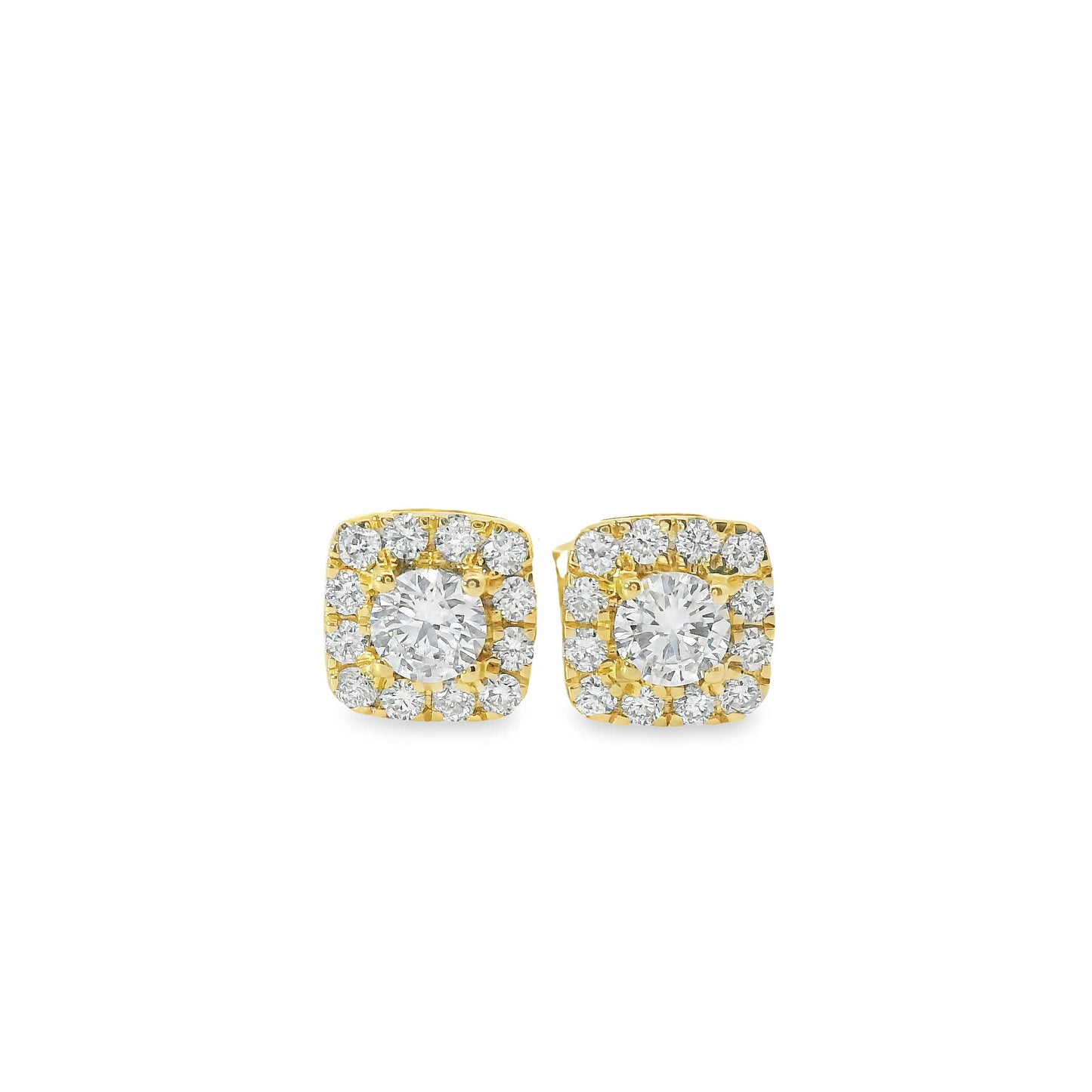 14K Yellow Gold Round-cut Diamonds 0.50 Carat