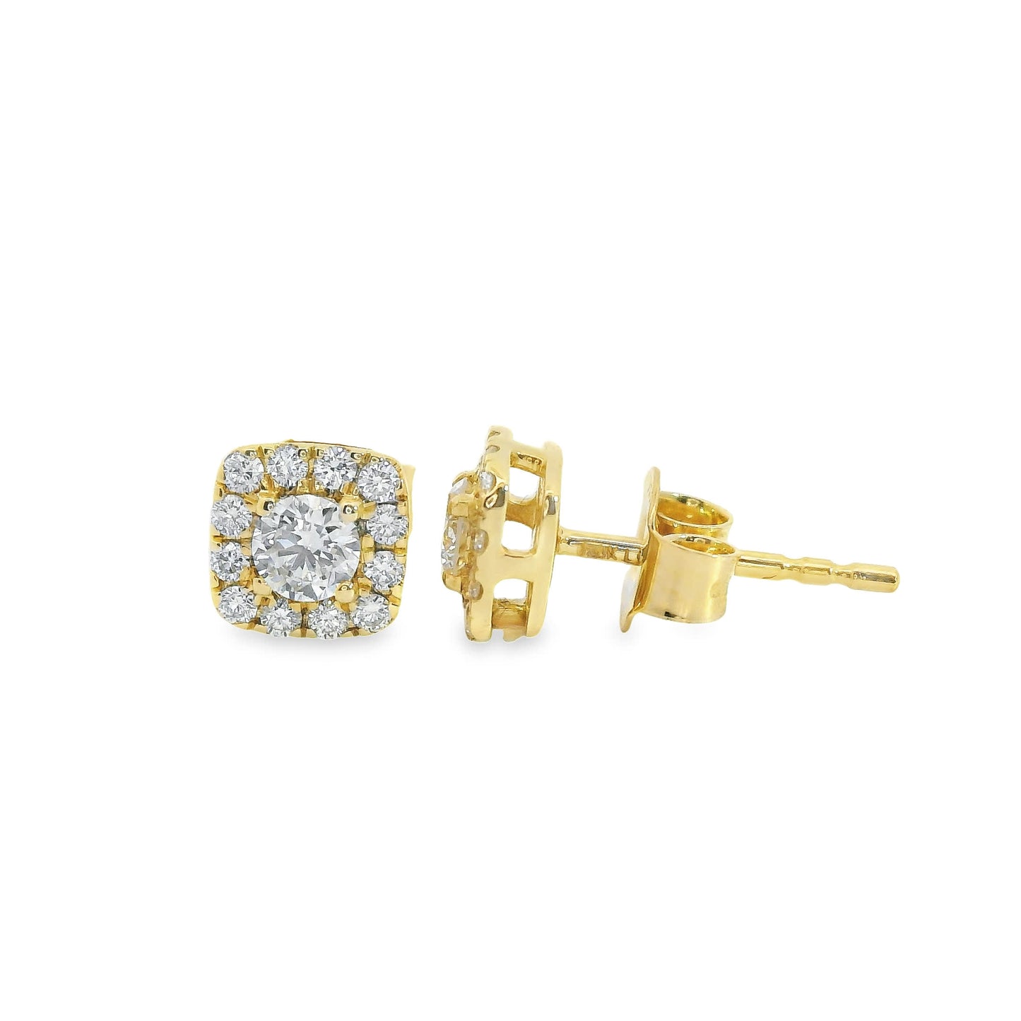 14K Yellow Gold Round-cut Diamonds 0.50 Carat