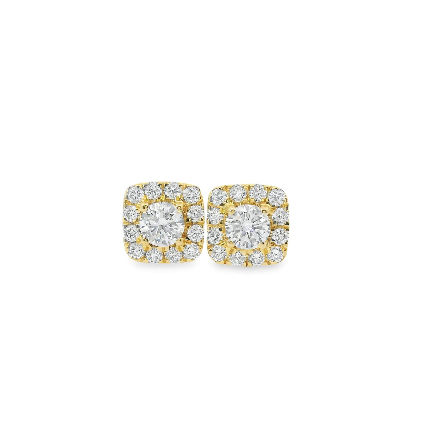 14K Yellow Gold Round-cut Diamonds 0.50 Carat