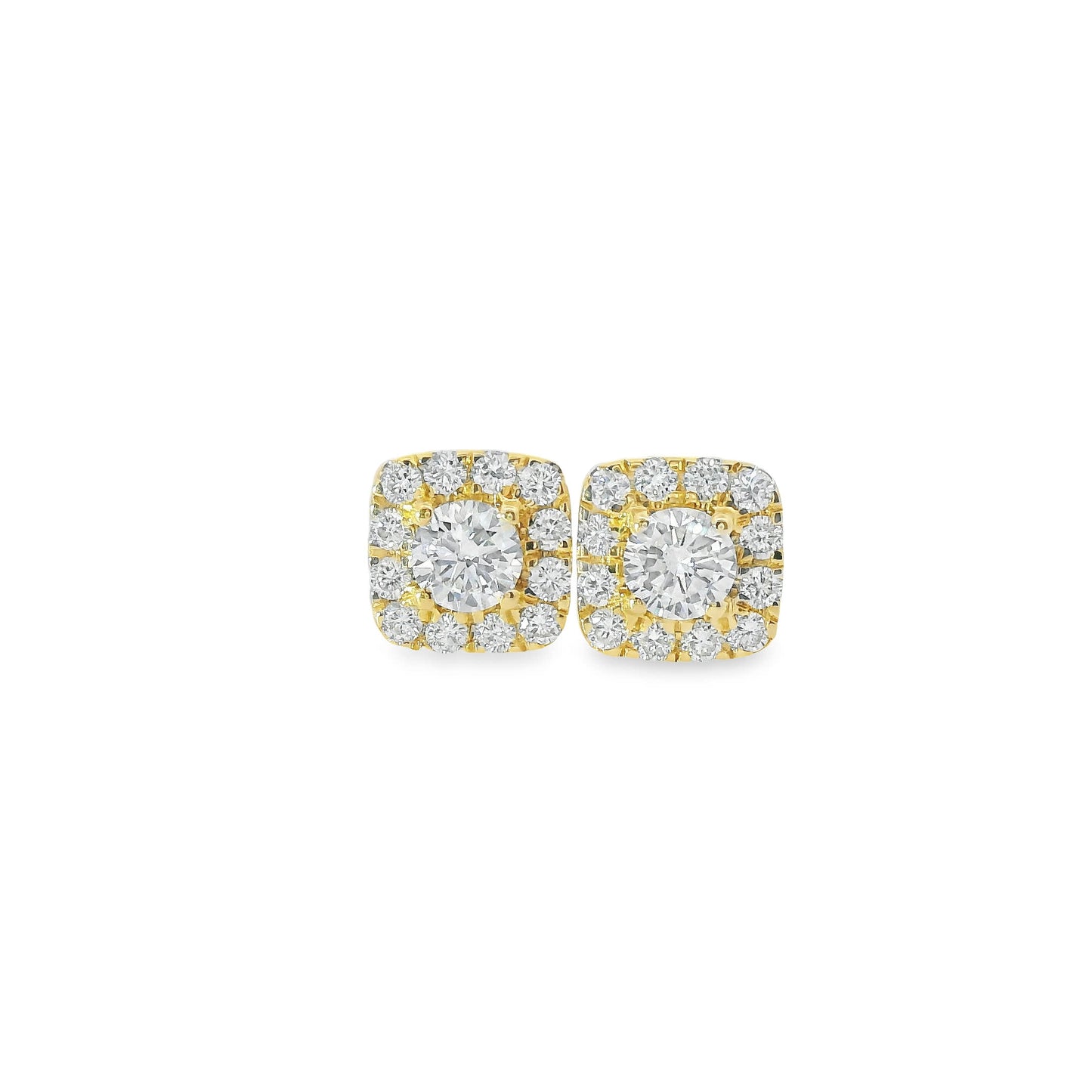 14K Yellow Gold Round-cut Diamonds 0.50 Carat