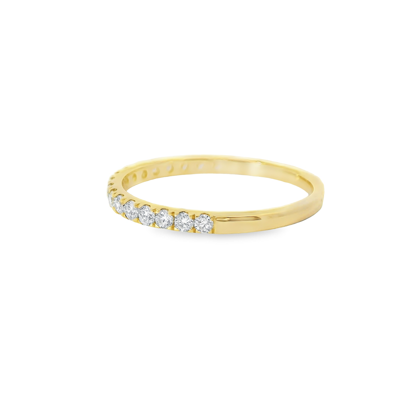 0.33ct Lab-Grown Polished Diamond Wedding Band in 14K Gold