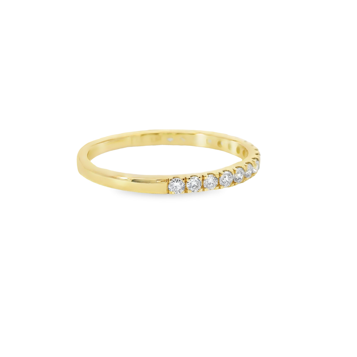 0.33ct Lab-Grown Polished Diamond Wedding Band in 14K Gold