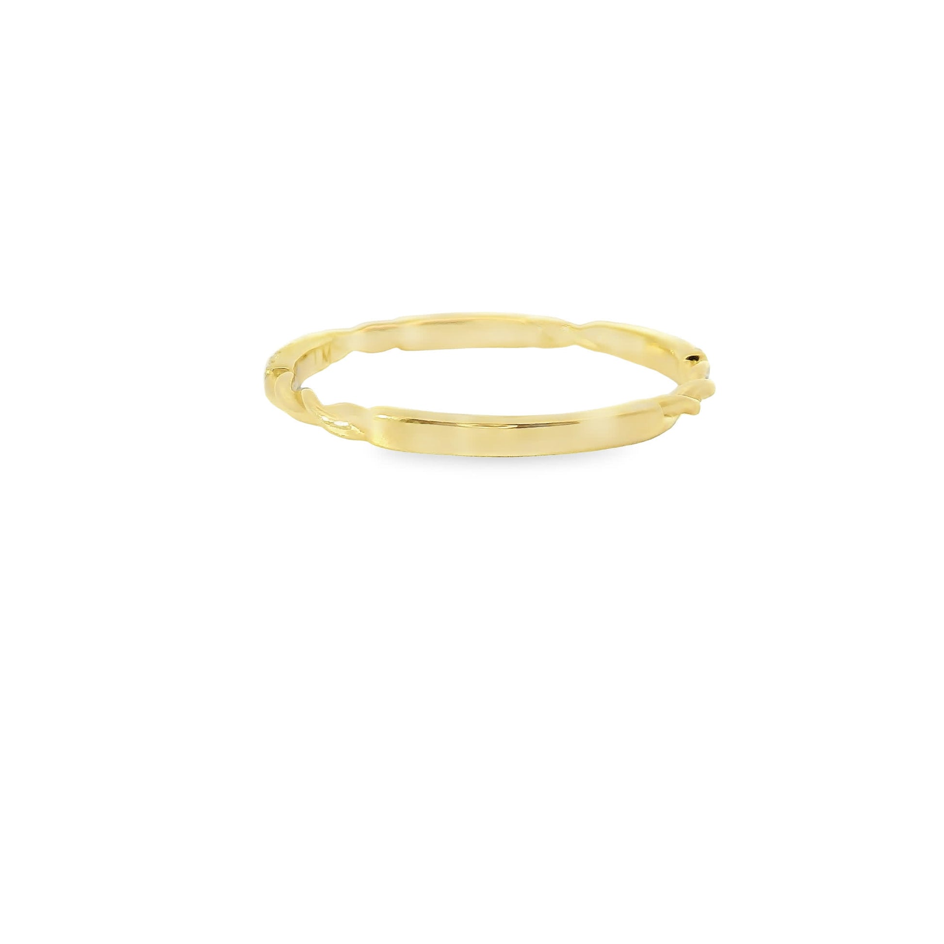 14K Yellow Gold Wedding band 0.20 Carat