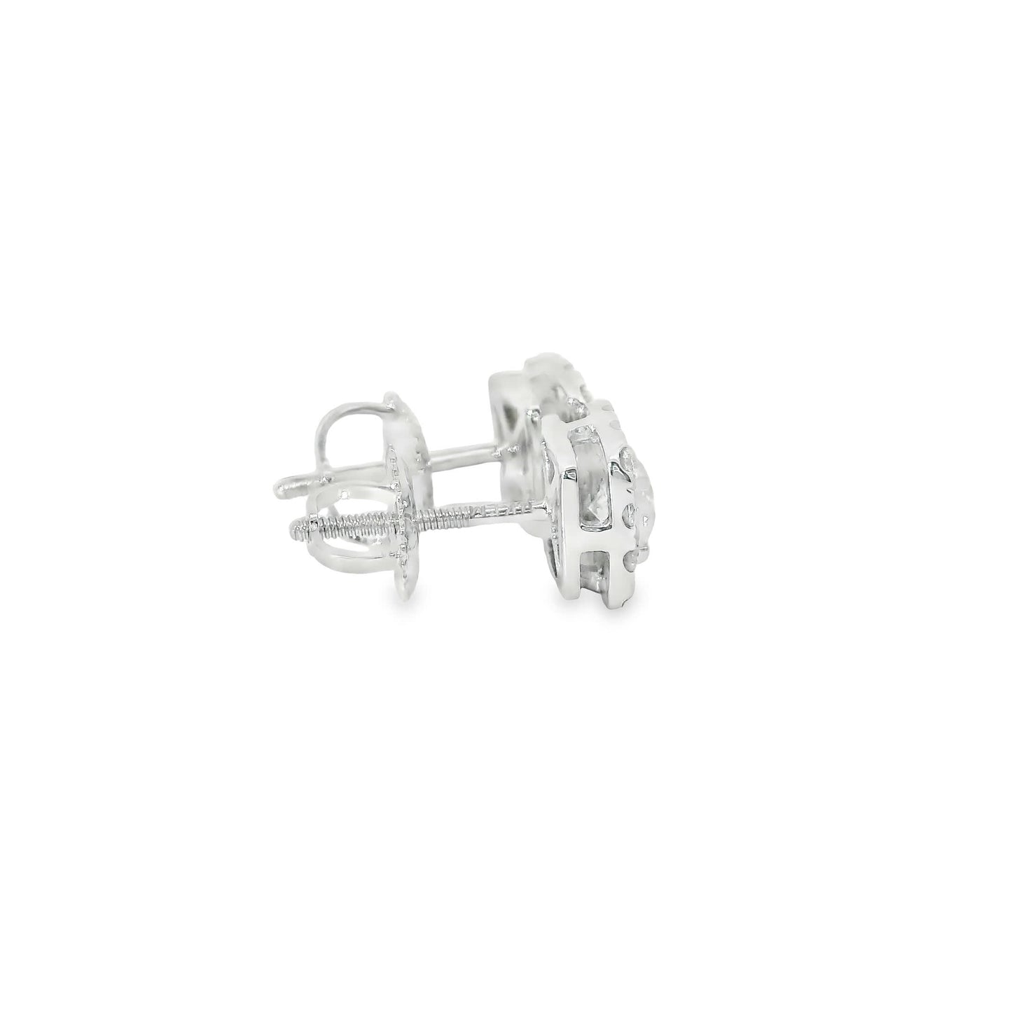 14K Gold Round-cut Diamonds 0.75 Carat