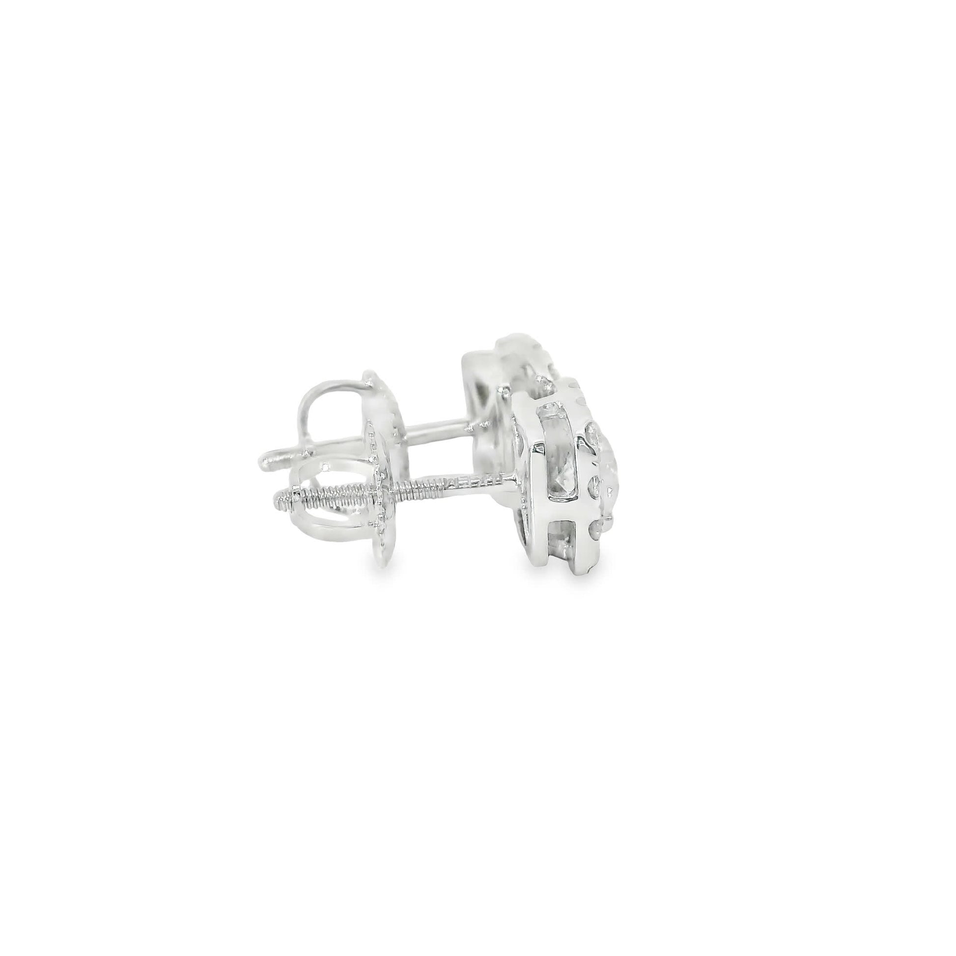 14K Gold Round-cut Diamonds 0.75 Carat