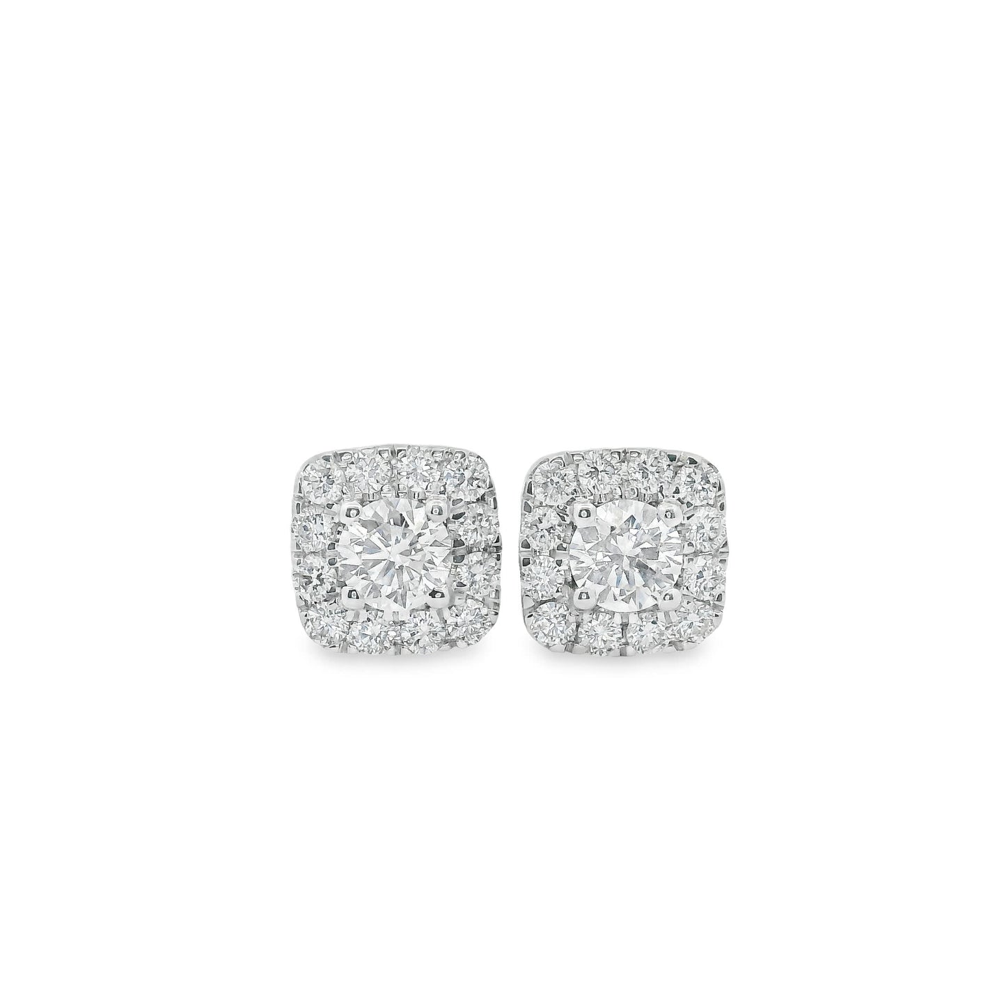 14K Gold Round-cut Diamonds 0.75 Carat