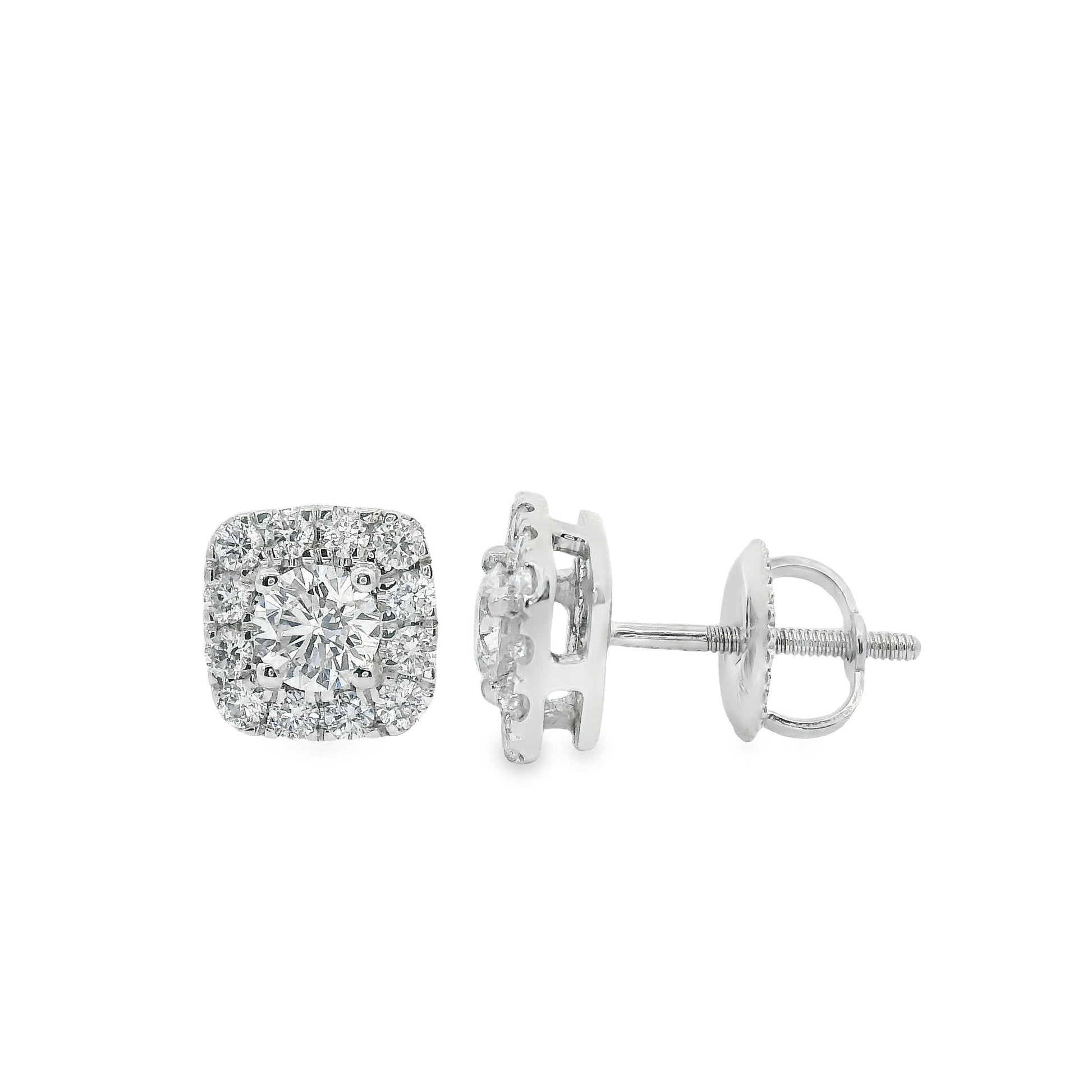 14K Gold Round-cut Diamonds 0.75 Carat
