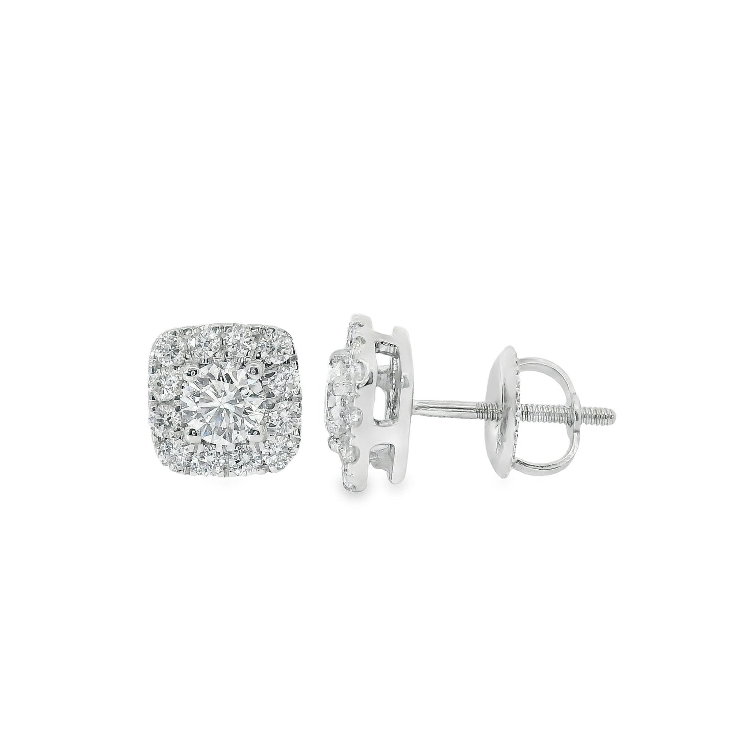 14K Gold Round-cut Diamonds 0.75 Carat