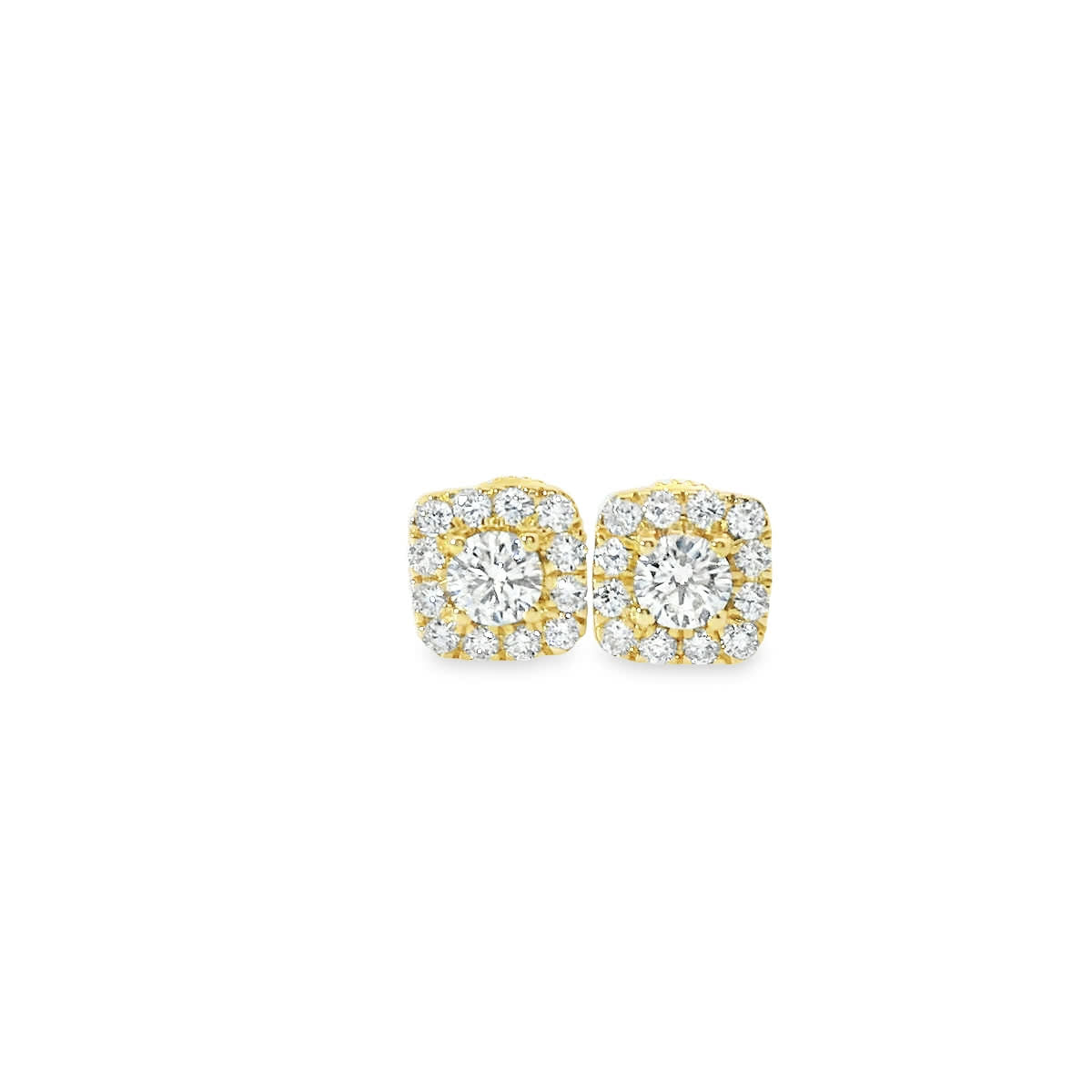 14K Gold Round-cut Diamonds 0.75 Carat
