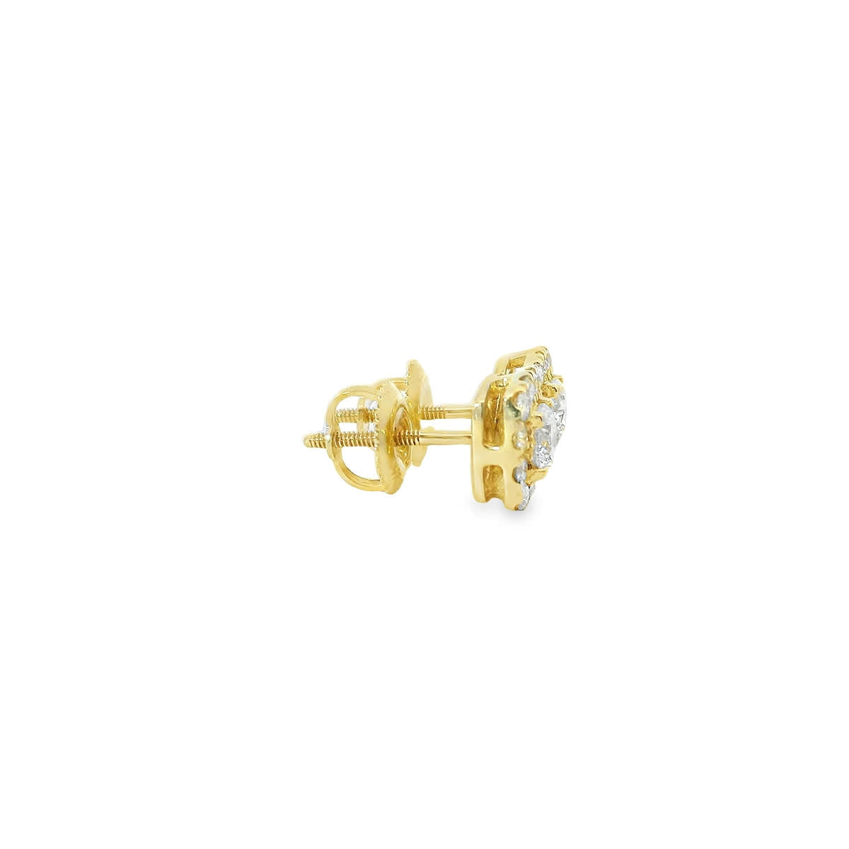 14K Gold Round-cut Diamonds 0.75 Carat