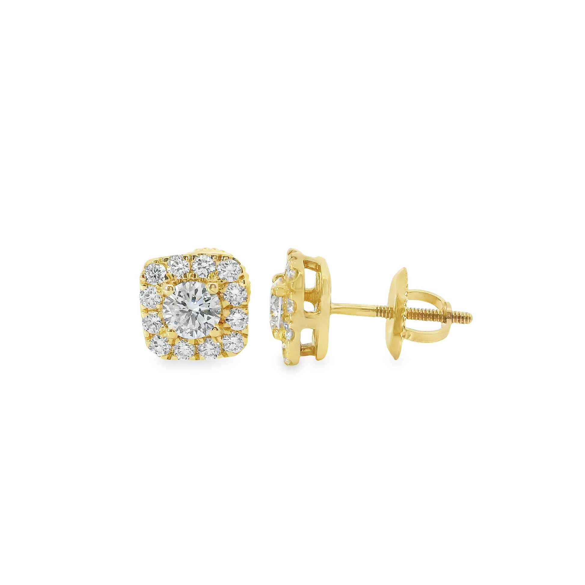 14K Gold Round-cut Diamonds 0.75 Carat