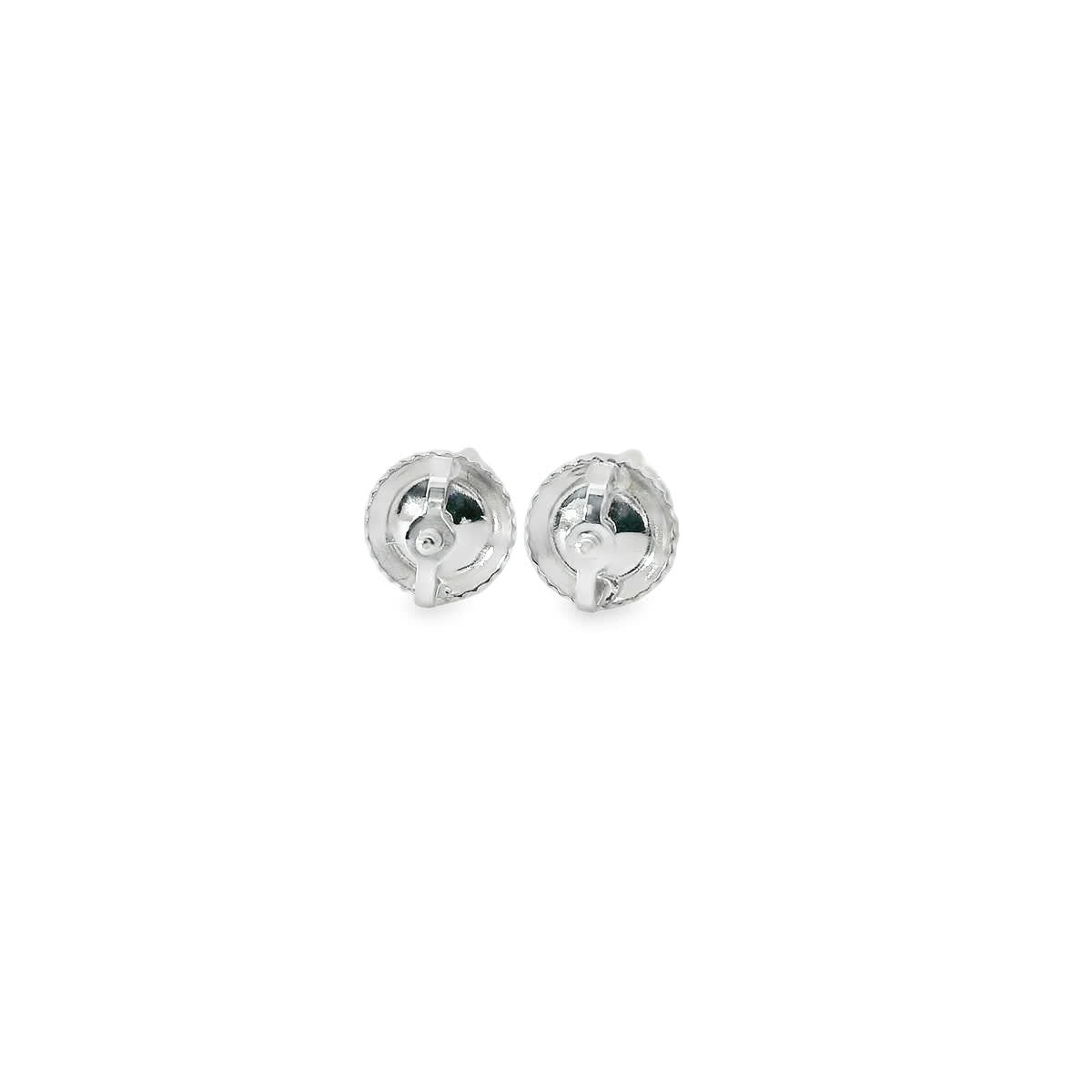 0.50 Carat 14K Gold Round Brilliant Lab Diamond Studs Earrings