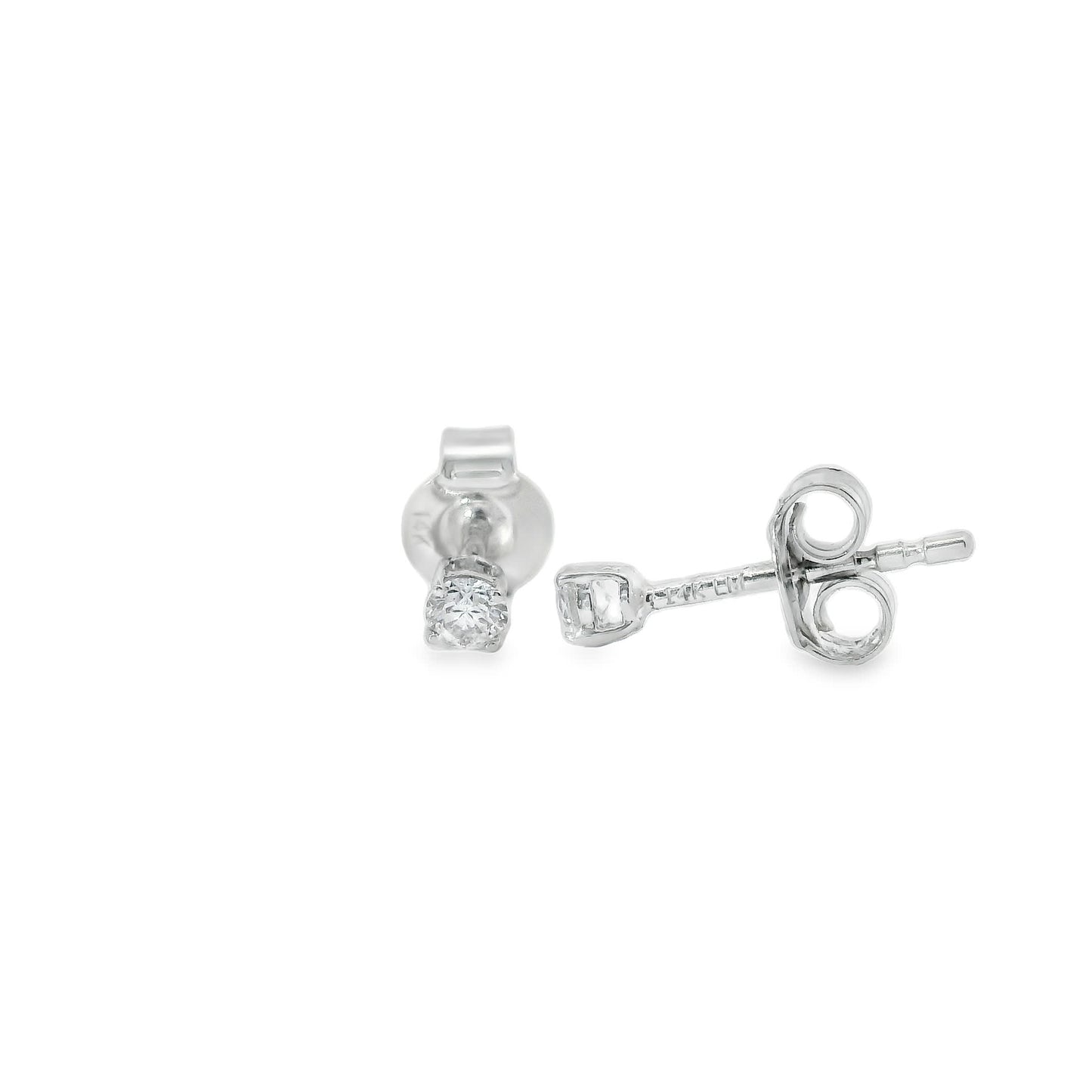 0.16 Carat 14K Gold Diamond Stud Earring