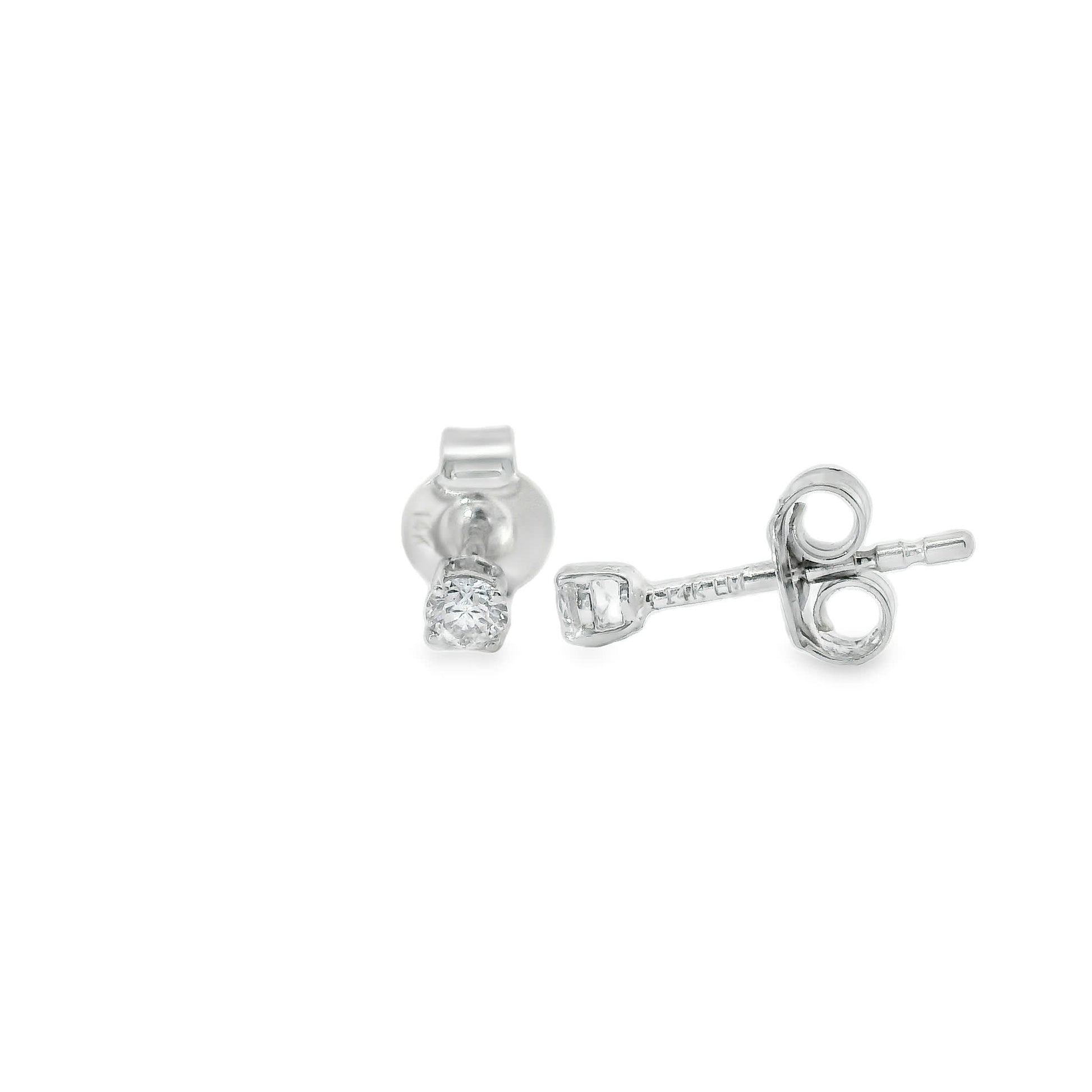 0.16 Carat 14K Gold Diamond Stud Earring