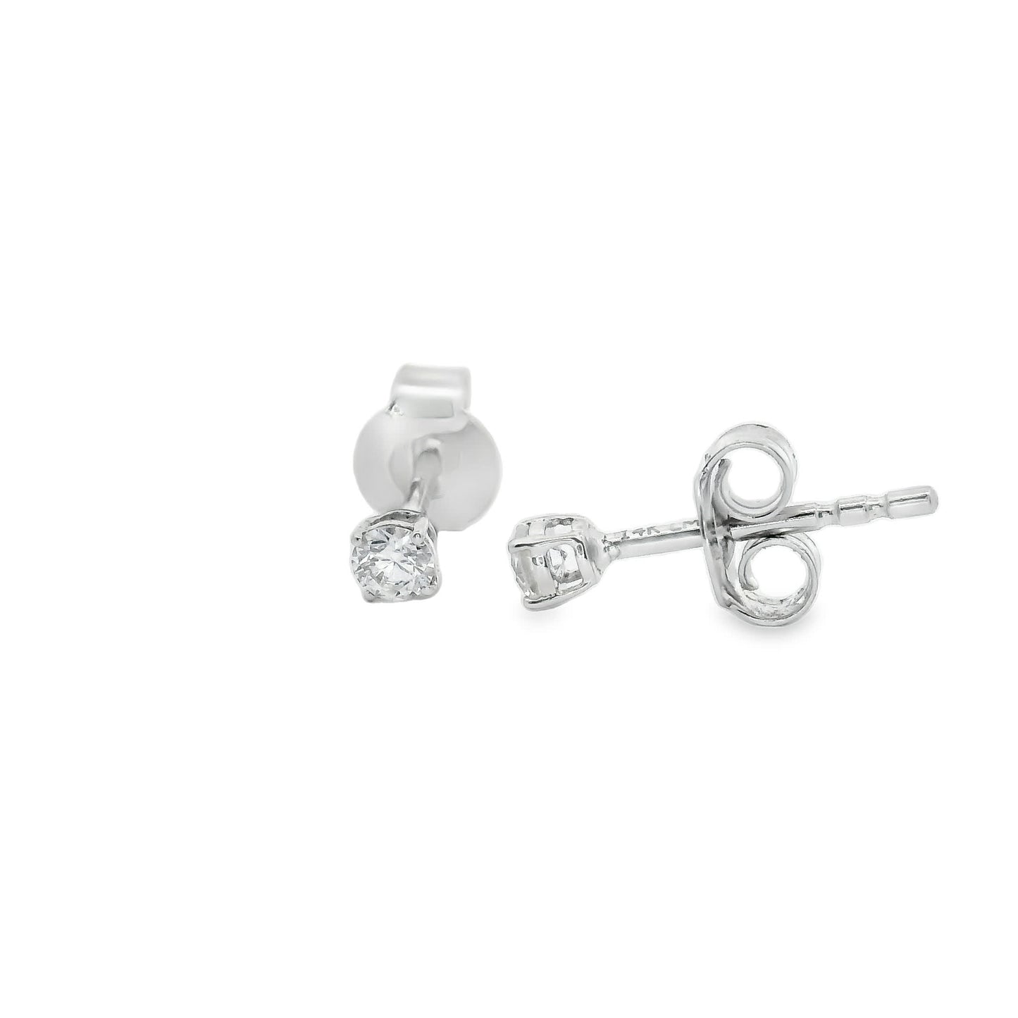 0.16 Carat 14K Gold Diamond Stud Earring