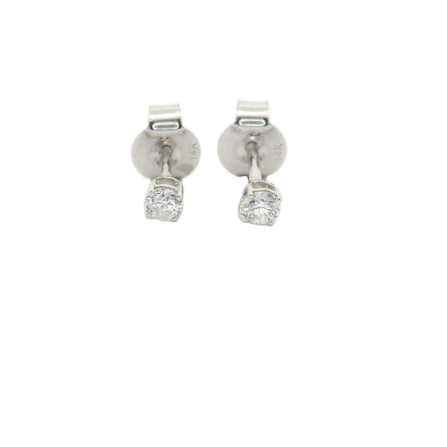 0.16 Carat 14K Gold Diamond Stud Earring