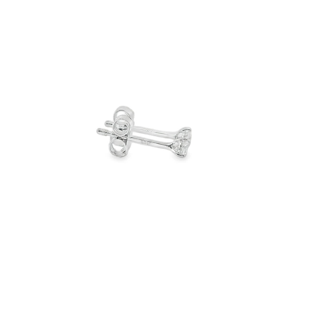 0.16 Carat Diamond Stud Earrings 14K Gold