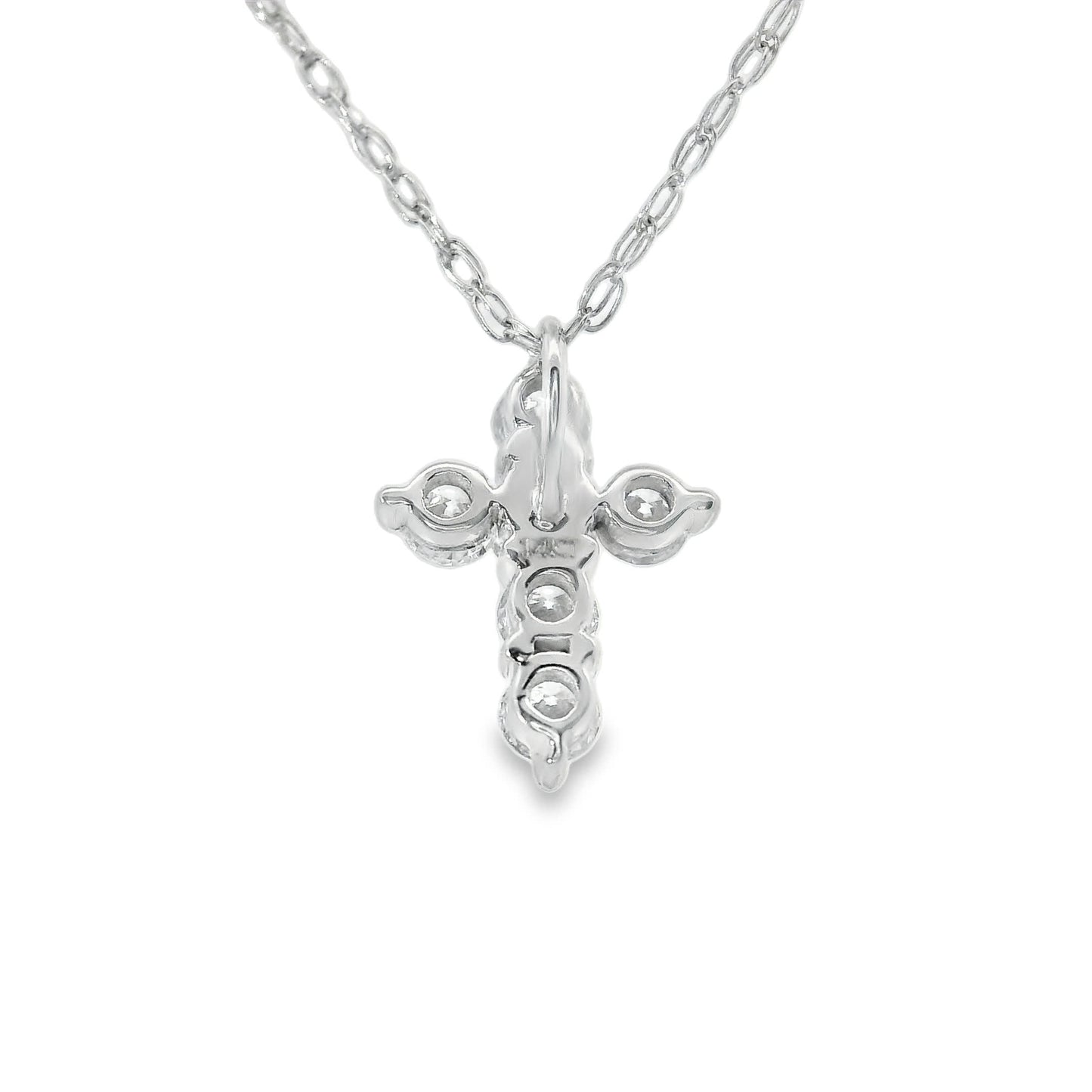 Stunning Cross Pendant 14K Gold Diamond , 0.25 Carat