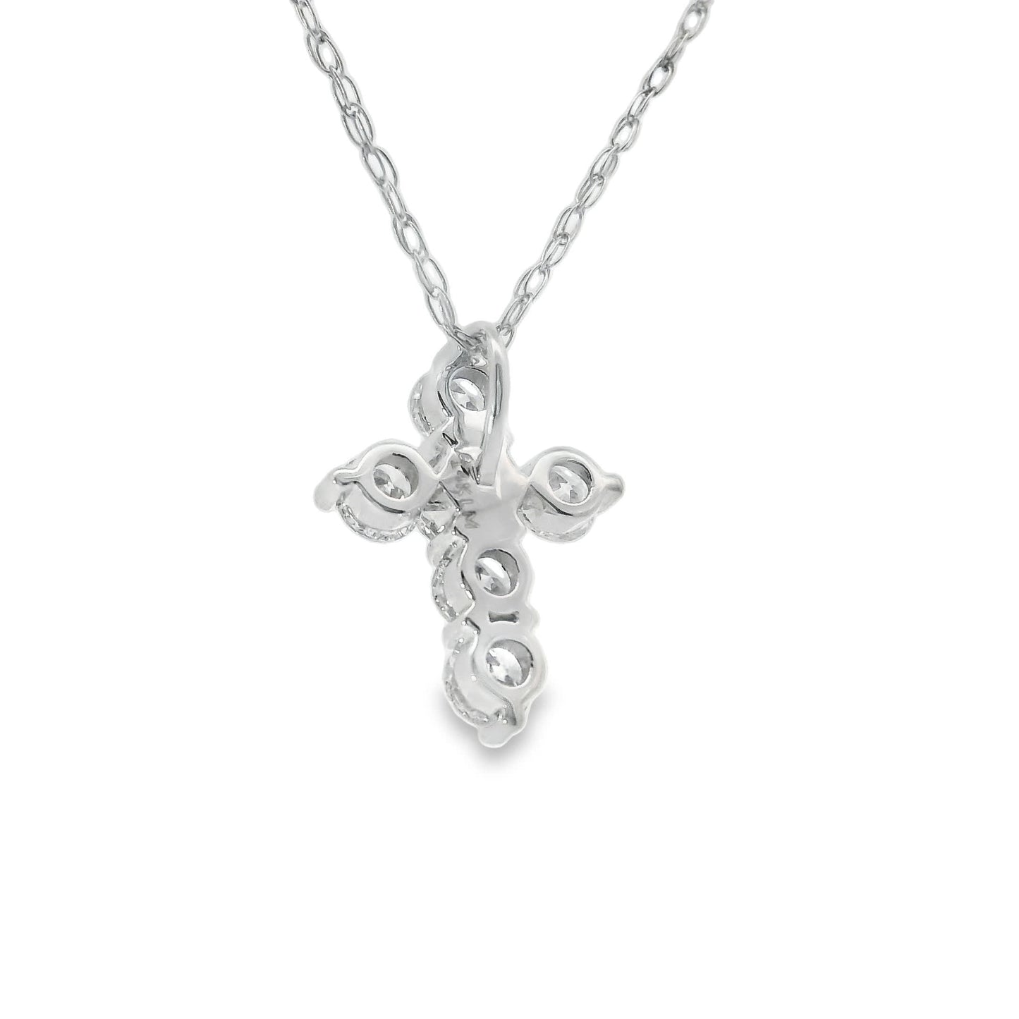 Stunning Cross Pendant 14K Gold Diamond , 0.50 Carat